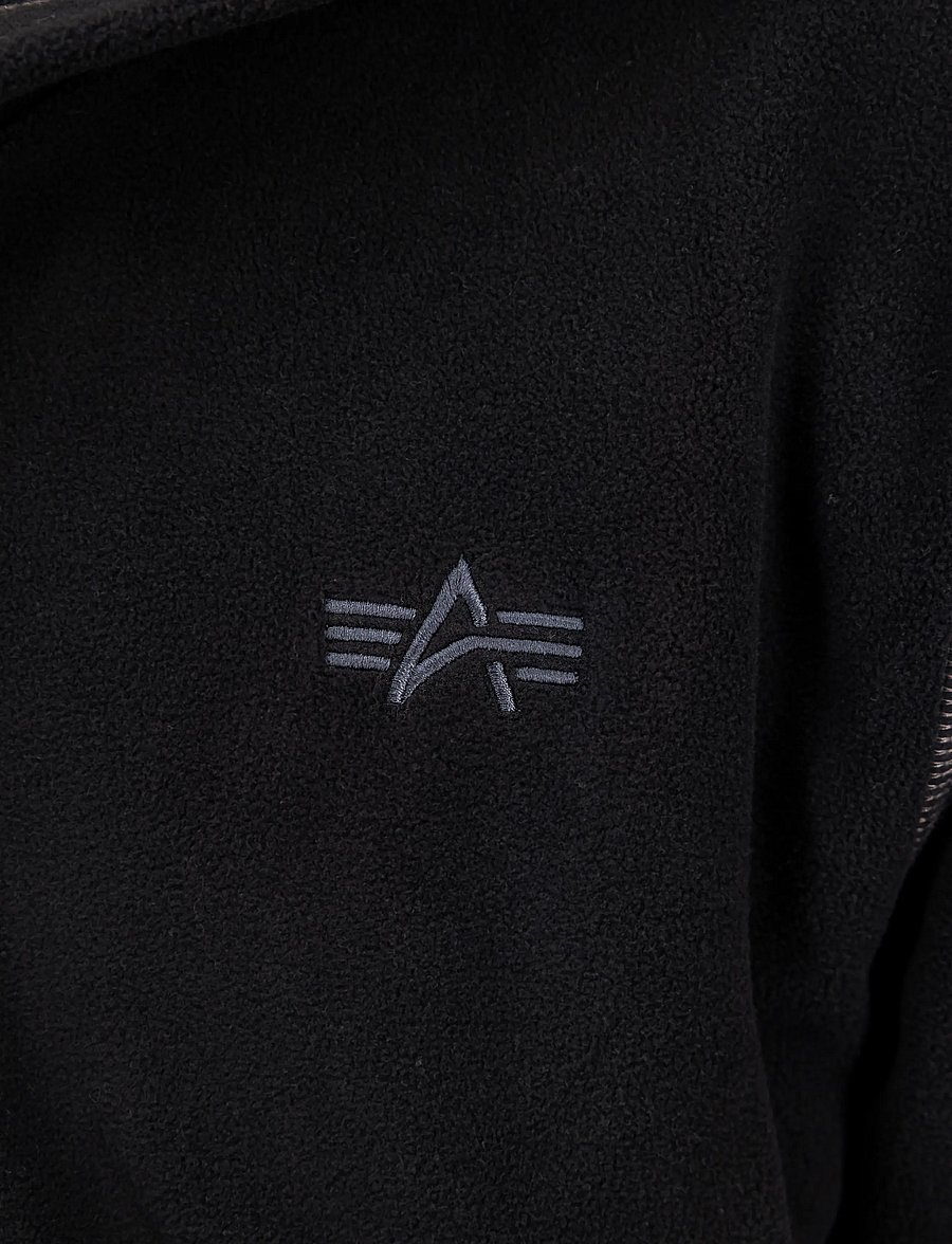Alpha Industries - Polar Fleece Zip Hoodie - black - 5