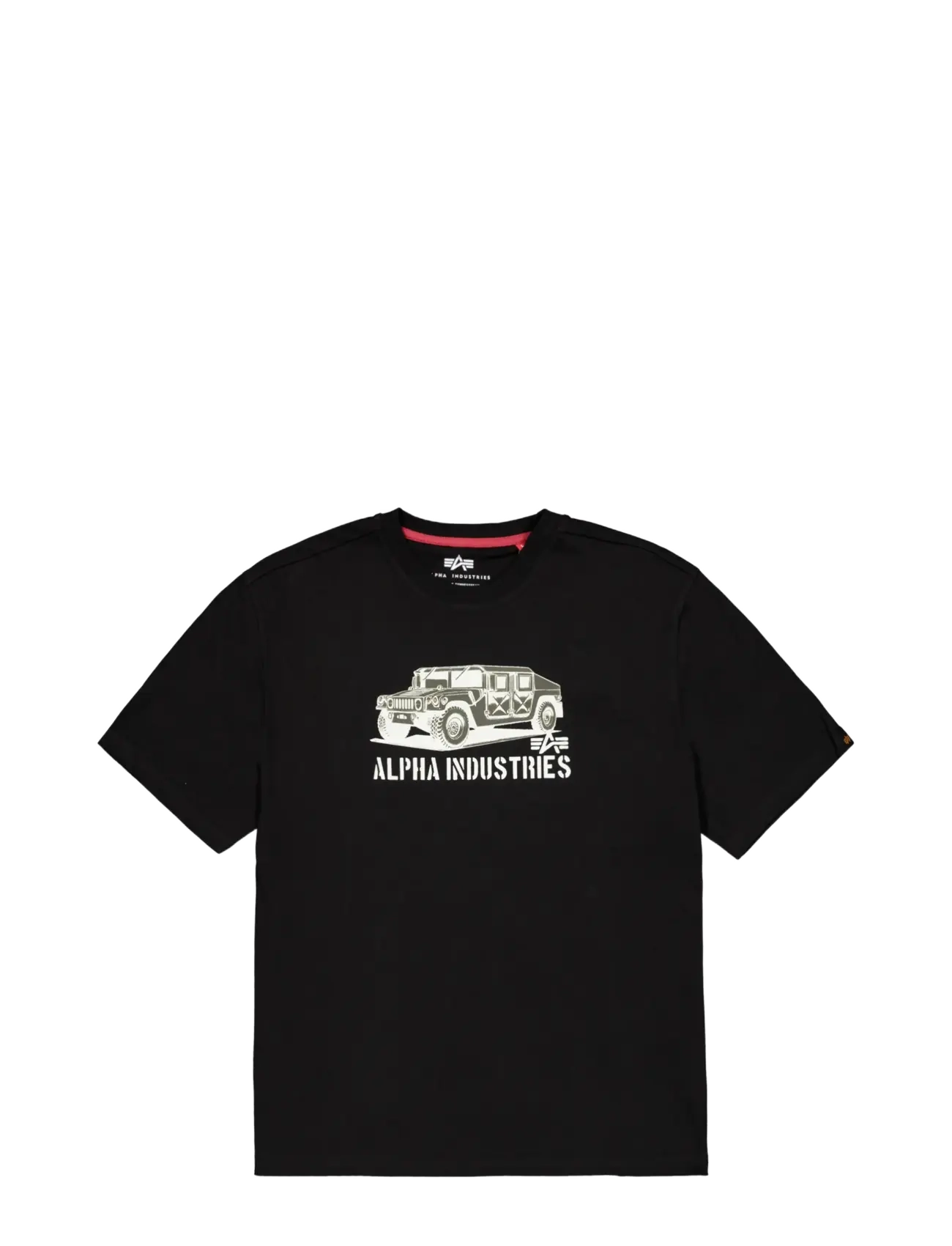 Alpha Industries - Alpha Humvee T-Shirt - kurzärmelige t-shirts - black - 1