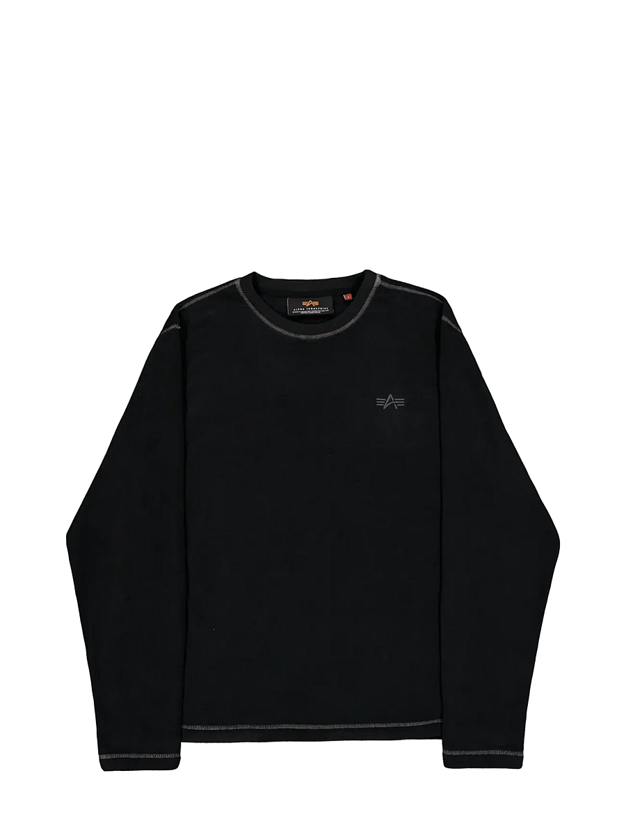 Alpha Industries - Polar Fleece Longsleeve - fleece-pullover - black - 1