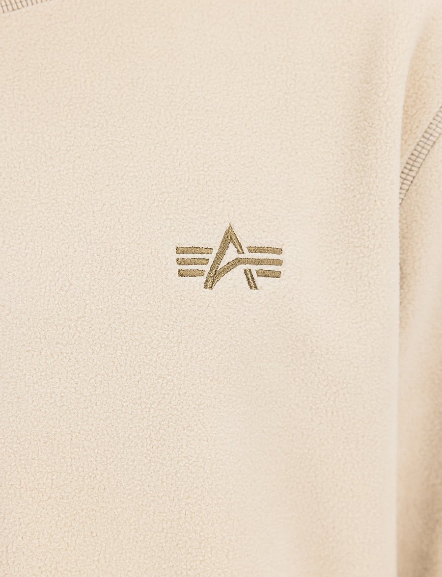 Alpha Industries - Polar Fleece Longsleeve - teddy-pusad - organic beige - 5