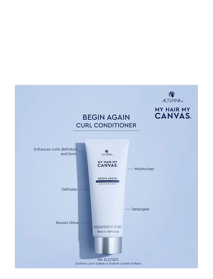 Alterna - My Hair My Canvas Begin Again Curl Conditioner 201 ML - balsam - no color - 1