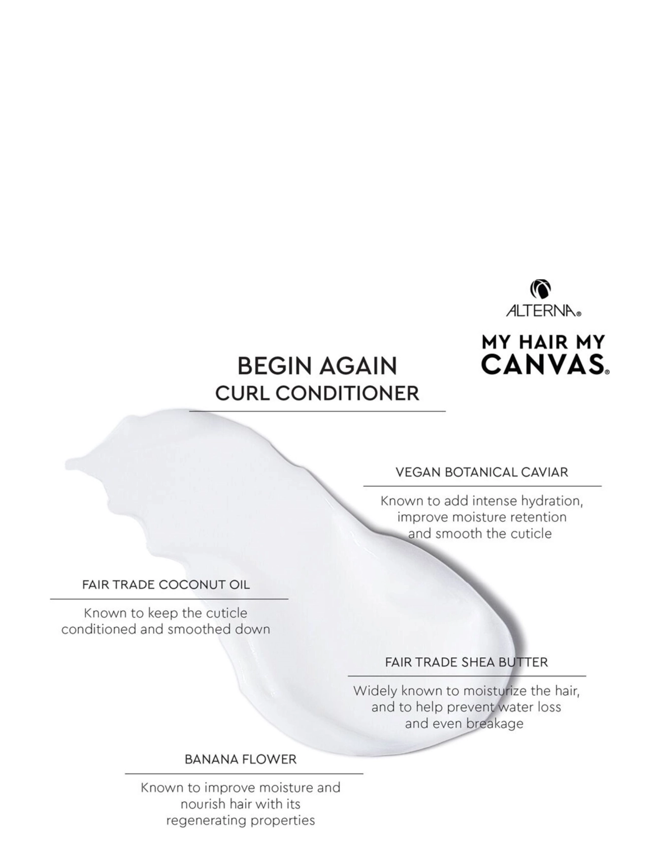 Alterna - My Hair My Canvas Begin Again Curl Conditioner 201 ML - hoitoaineet - no color - 2