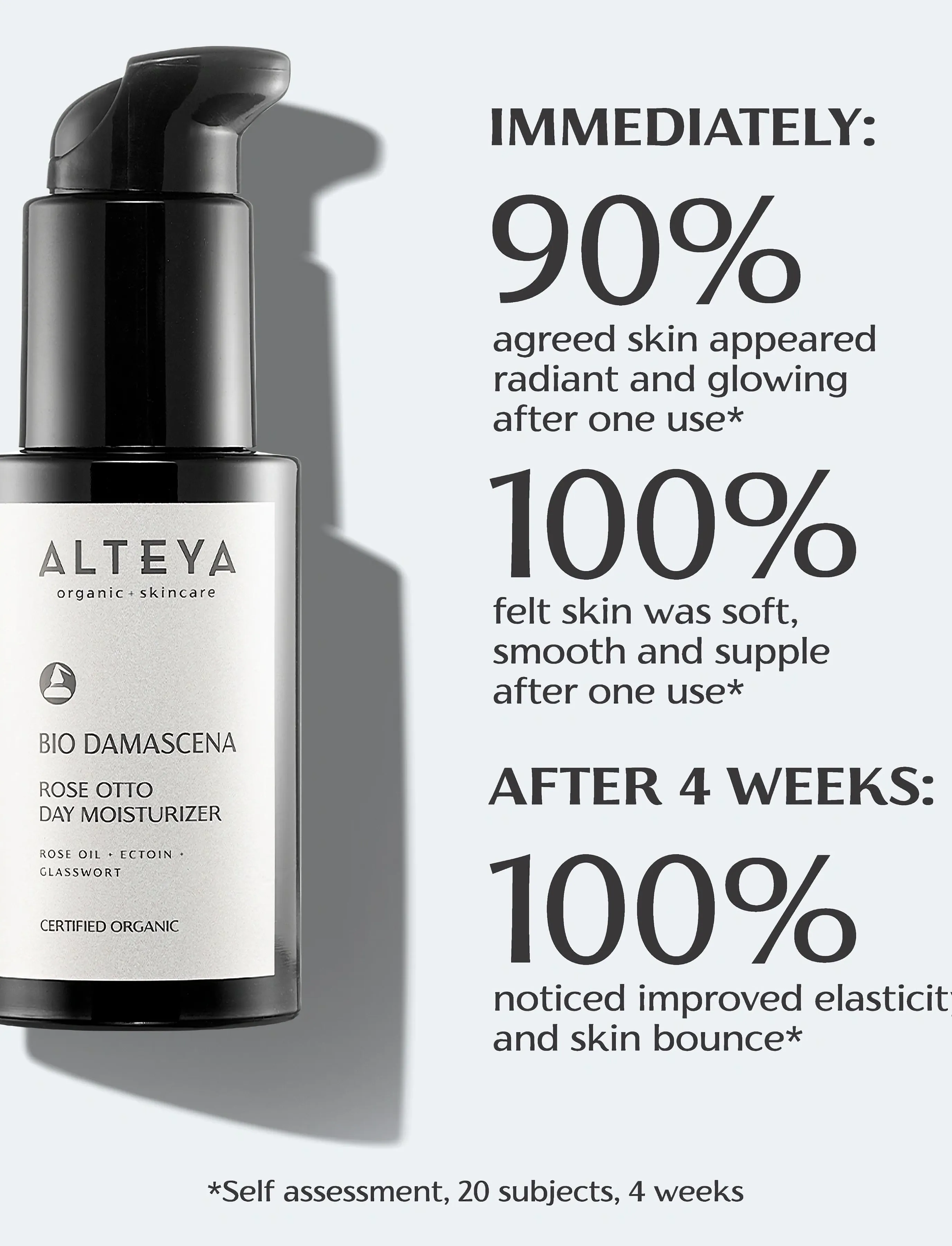 Alteya Organics - Organic Rose Otto Day Moisturizer - fugtpleje - milky - 4