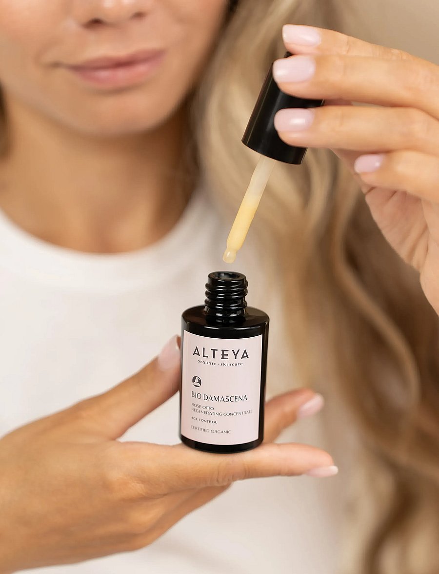 Alteya Organics - Organic Rose Otto Regenerating Concentrate - ansiktsolja - milky - 5