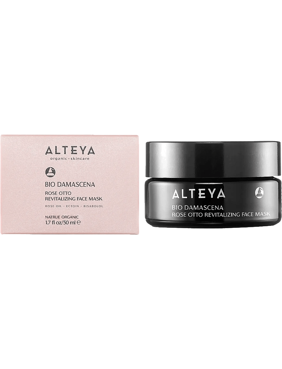 Alteya Organics - Organic Rose Otto Revitalizing Face Mask - Återfuktande masker - milky - 2