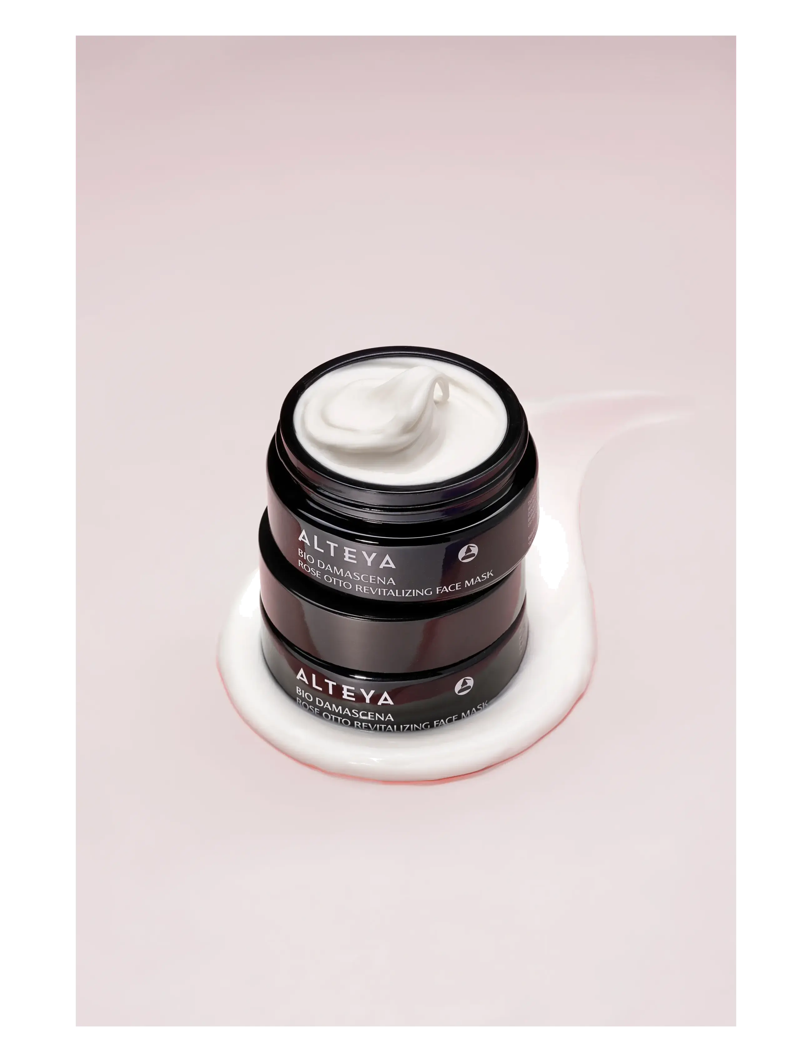 Alteya Organics - Organic Rose Otto Revitalizing Face Mask - fugtgivende masker - milky - 4