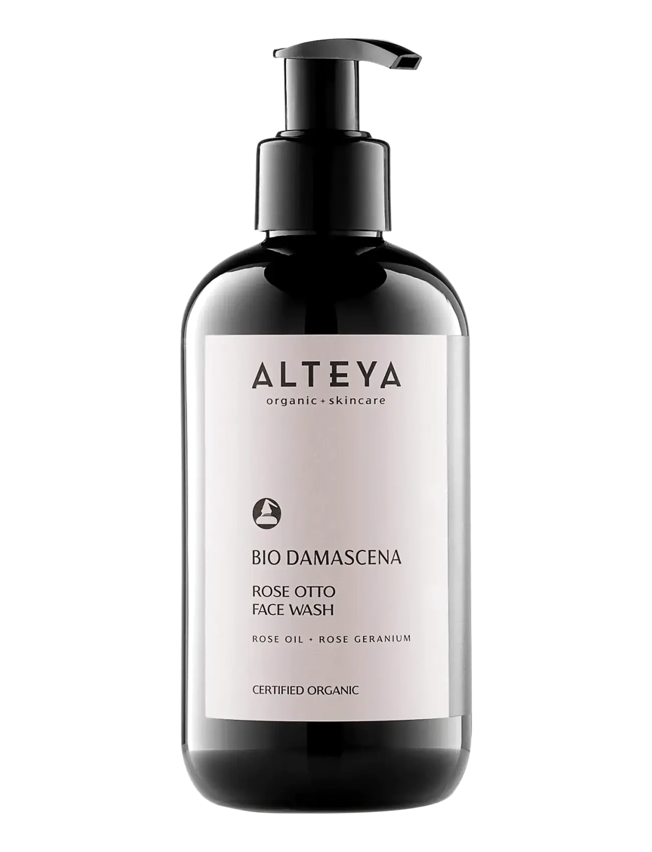 Alteya Organics Organic Rose Otto Face Wash, Skummende rensemiddel, Str: 250 ML