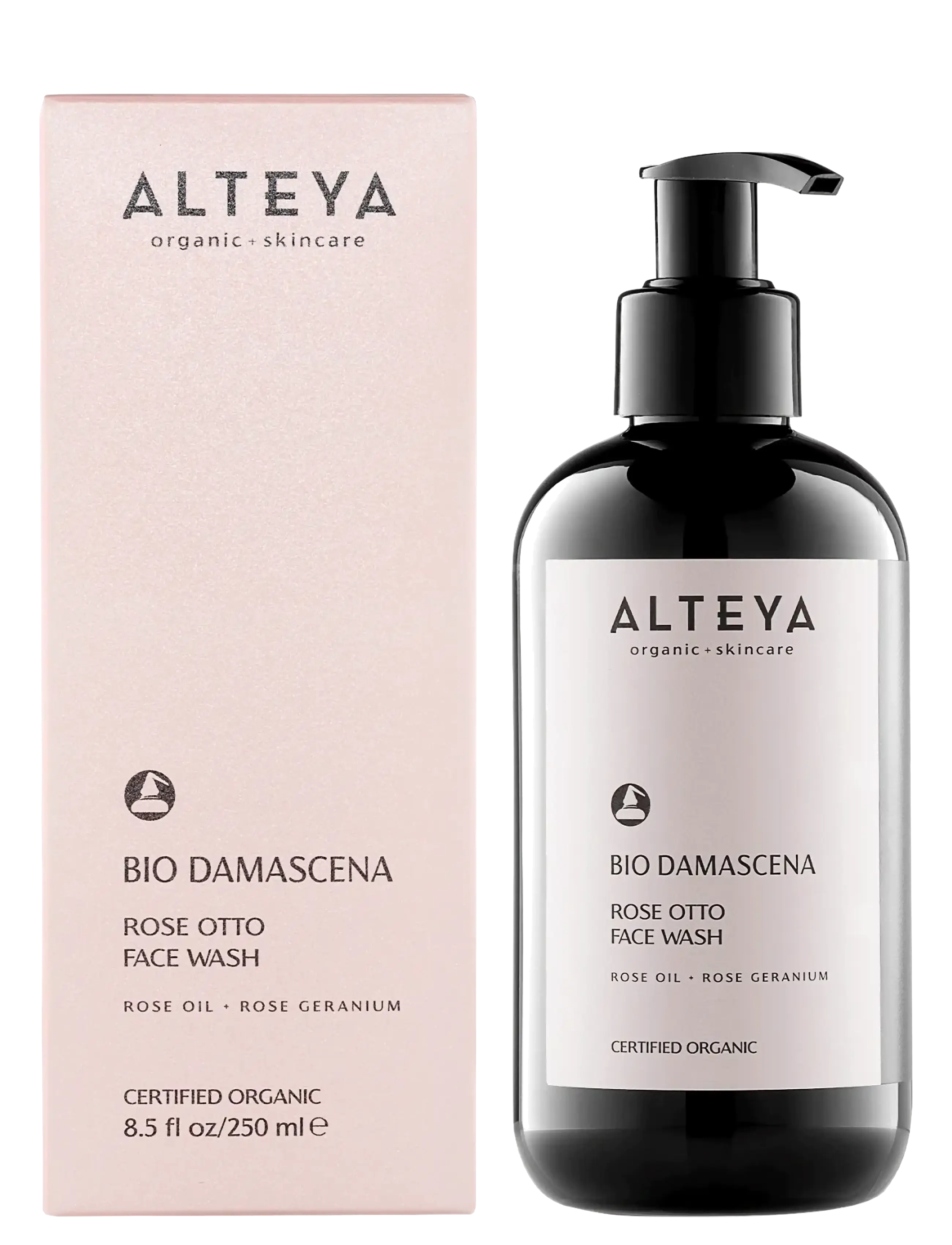 Alteya Organics - Organic Rose Otto Face Wash - foaming cleanser - translucent gel - 2