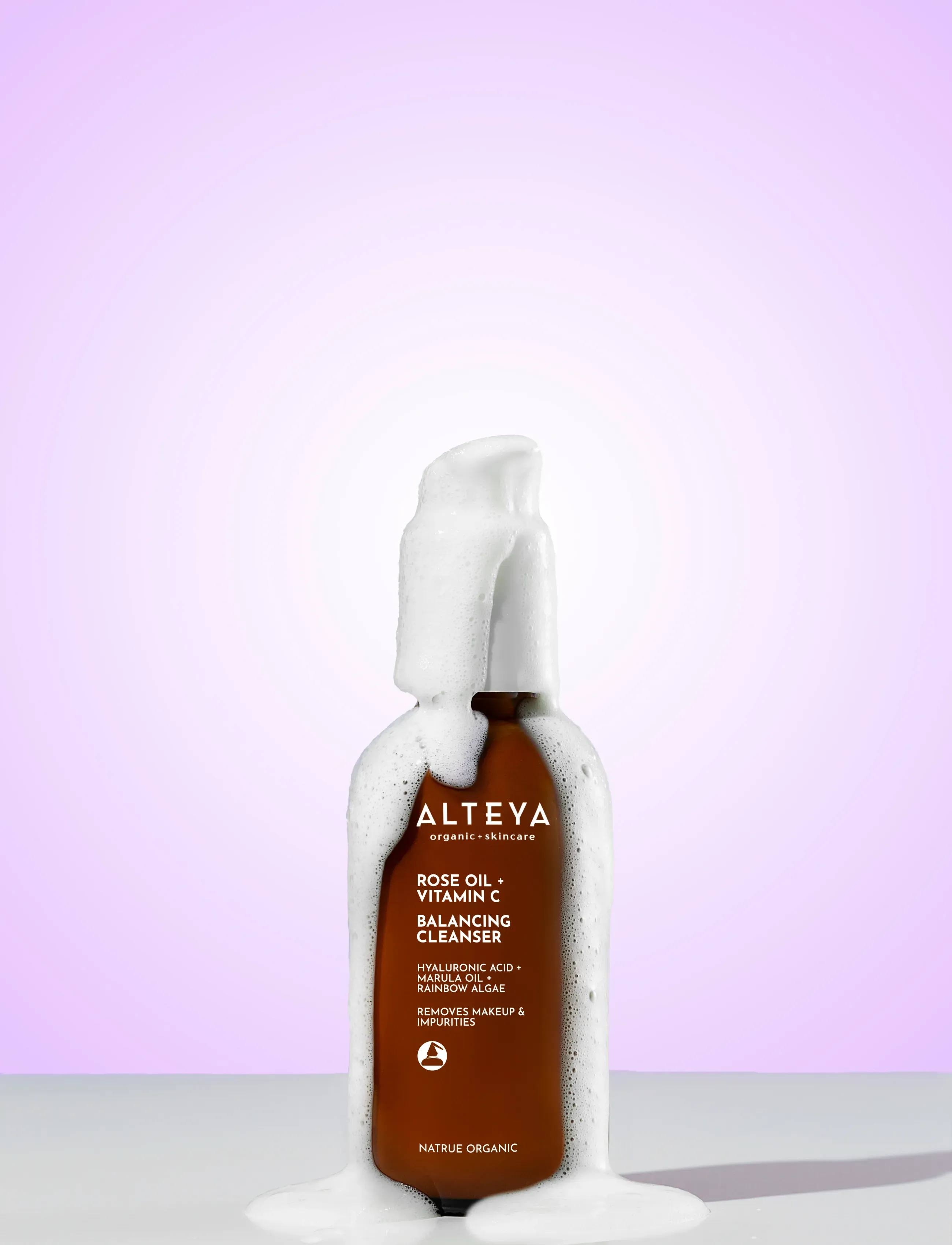 Alteya Organics - Organic Balancing Cleanser – Rose Oil + Vitamin C - foaming cleanser - milky - 4