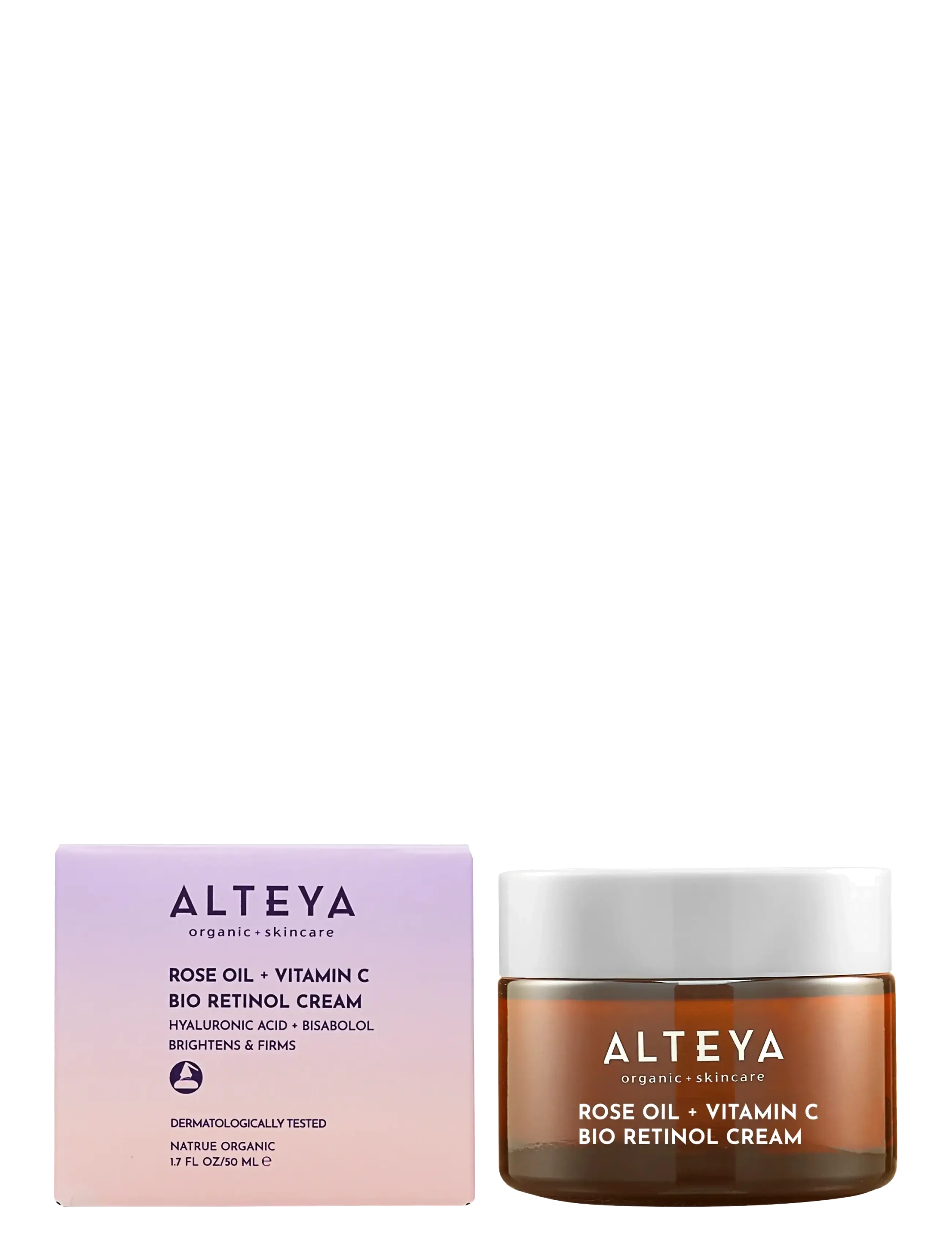 Alteya Organics - Organic Pure Moisture Face Cream – Rose Oil + Vitamin C - fugtpleje - milky - 2