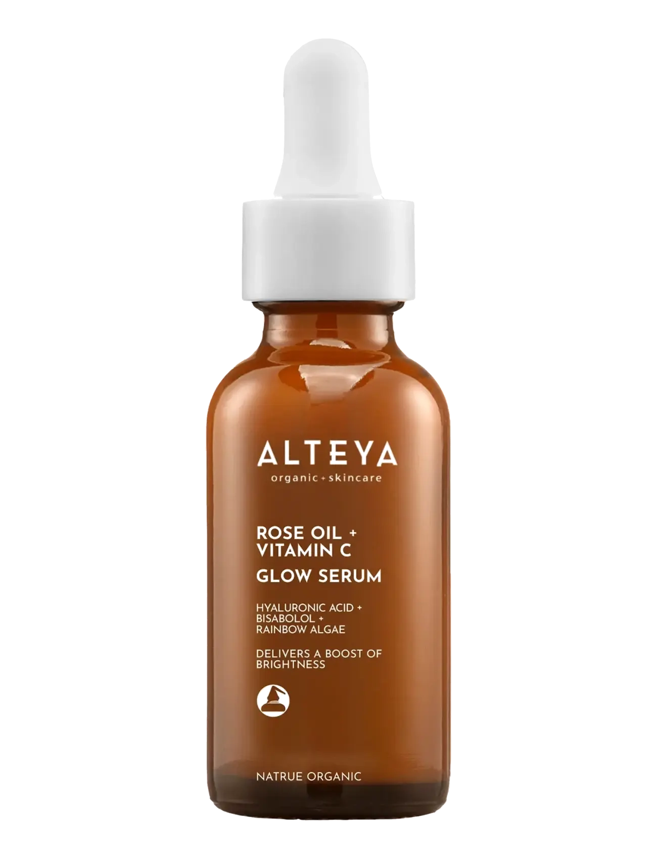 Alteya Organics Organic Glow Serum – Rose Oil + Vitamin C, Serum, Nude, Str: 30 ML