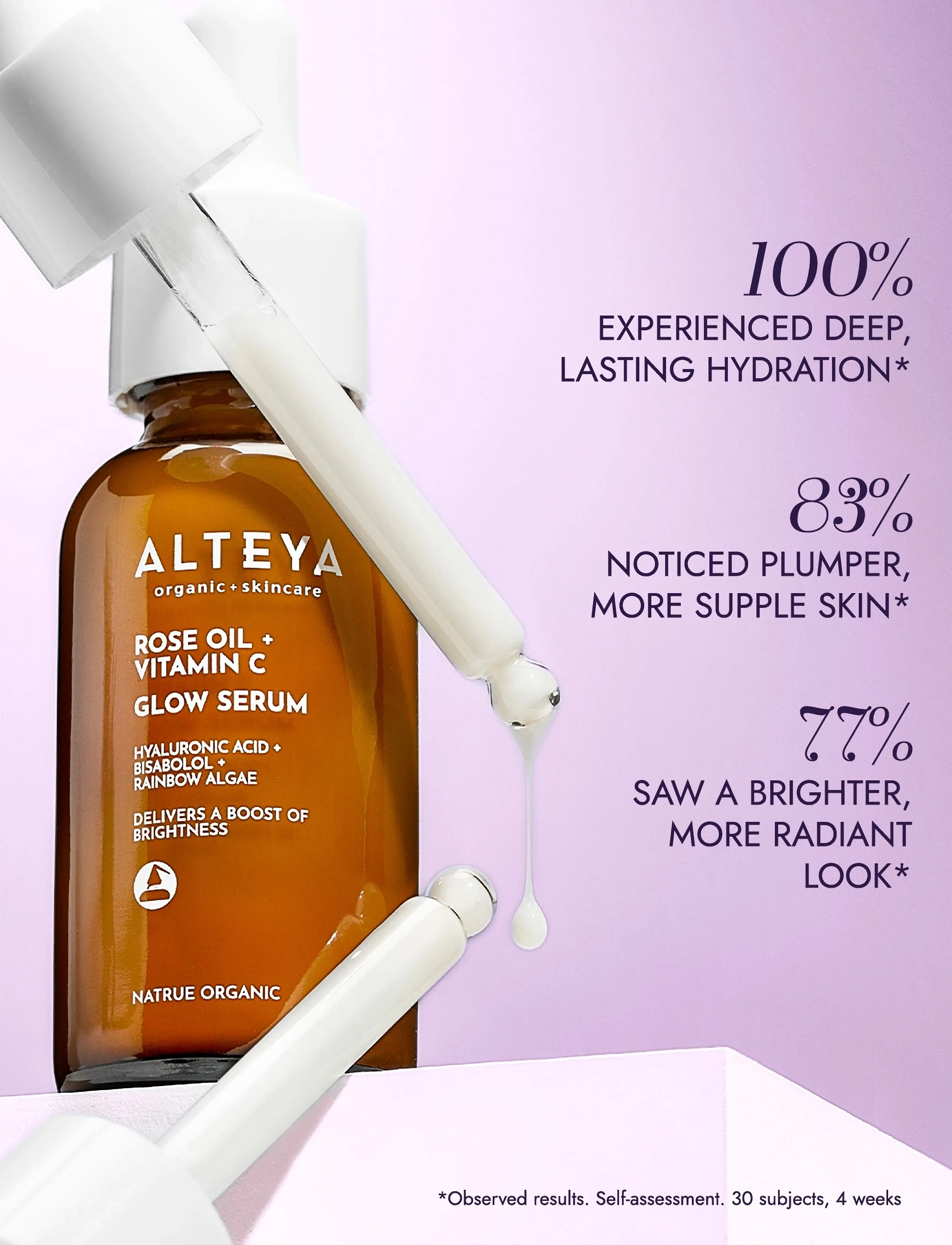 Alteya Organics - Organic Glow Serum – Rose Oil + Vitamin C - serum - milky - 5