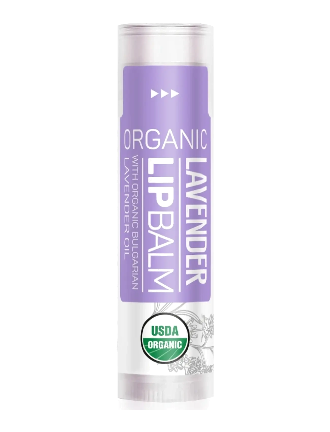 Alteya Organics Organic Lip Balm – Lavender - Læbeprodukter - NATURAL OFF-WHITE BALM / natural