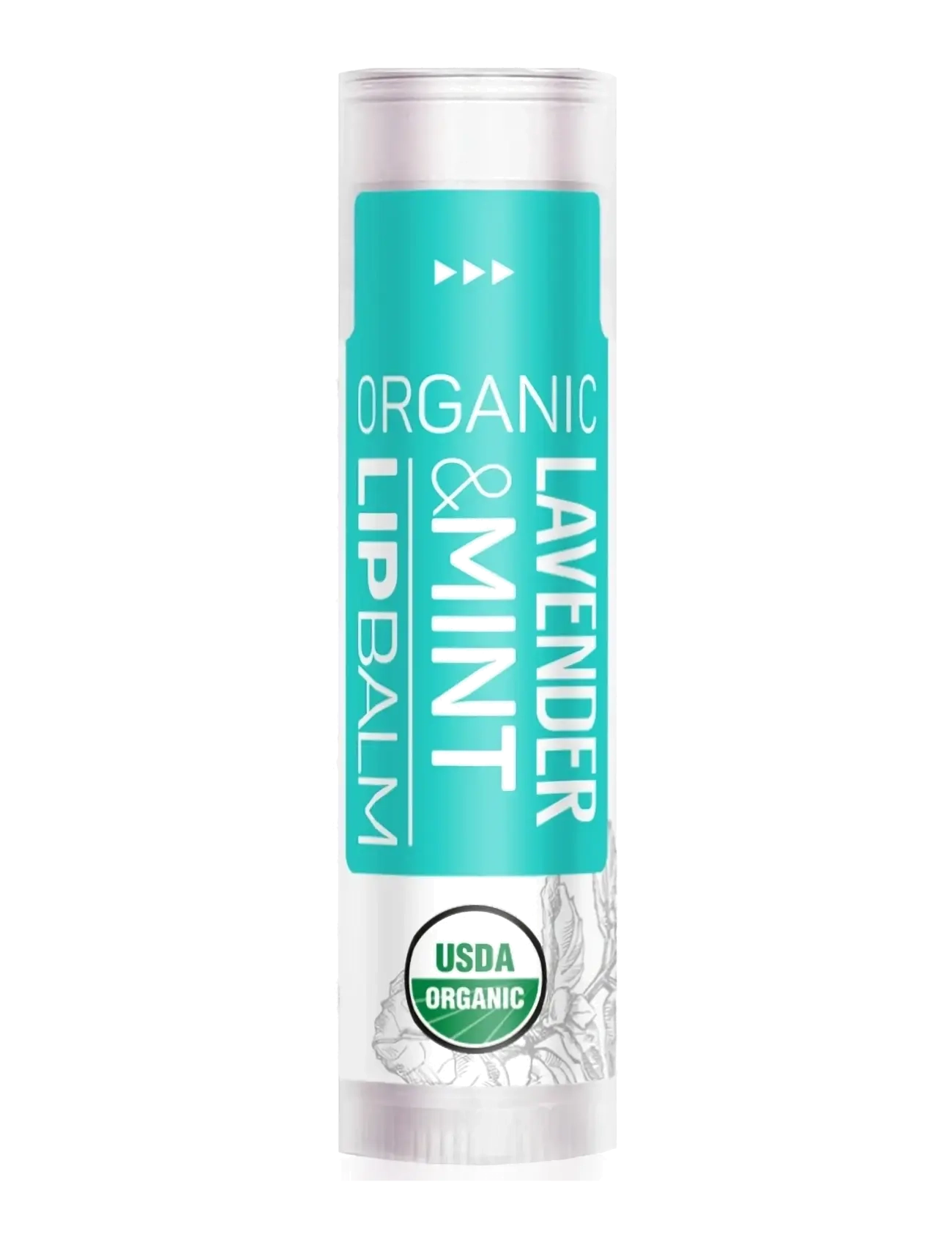 Alteya Organics Organic Lip Balm – Lavender & Mint - Ansigtspleje - NATURAL OFF-WHITE BALM / natural