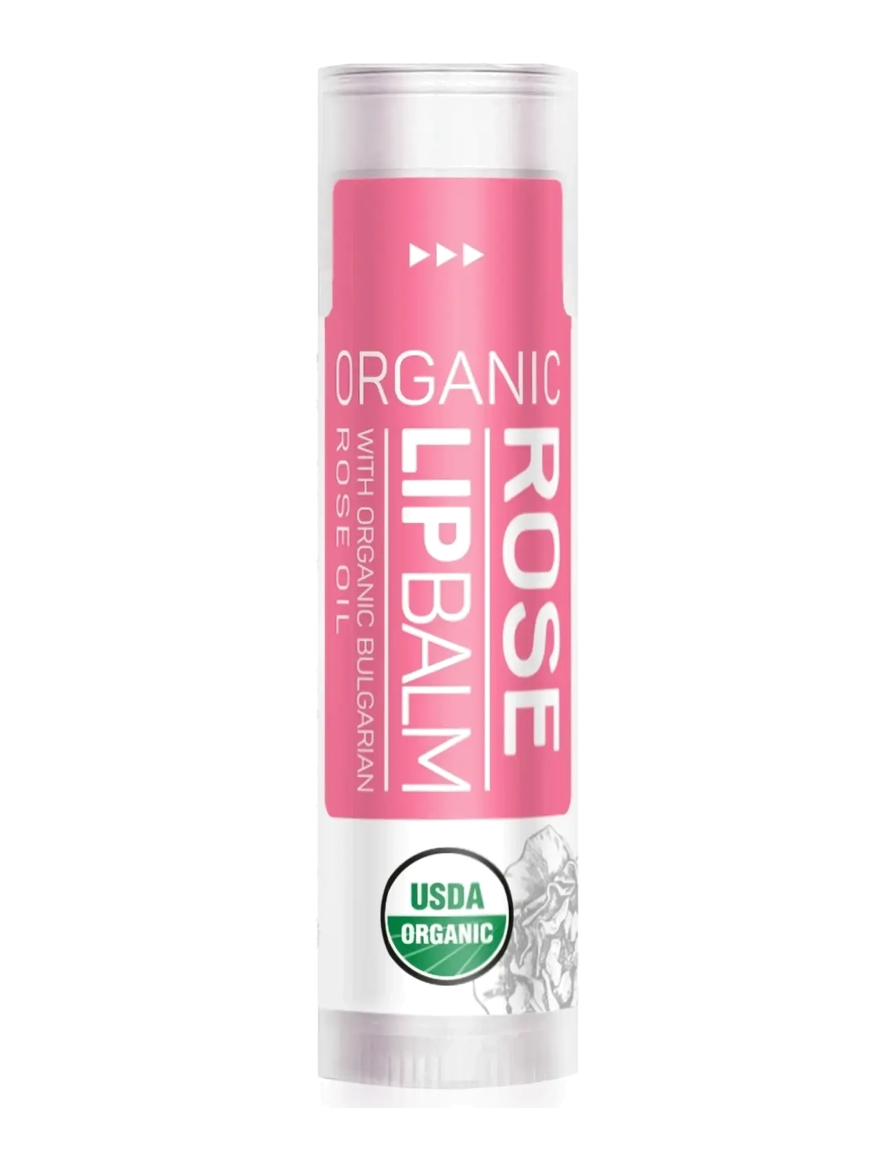 Alteya Organics Organic Lip Balm – Rose, Læbepomade, Str: 4.5 G