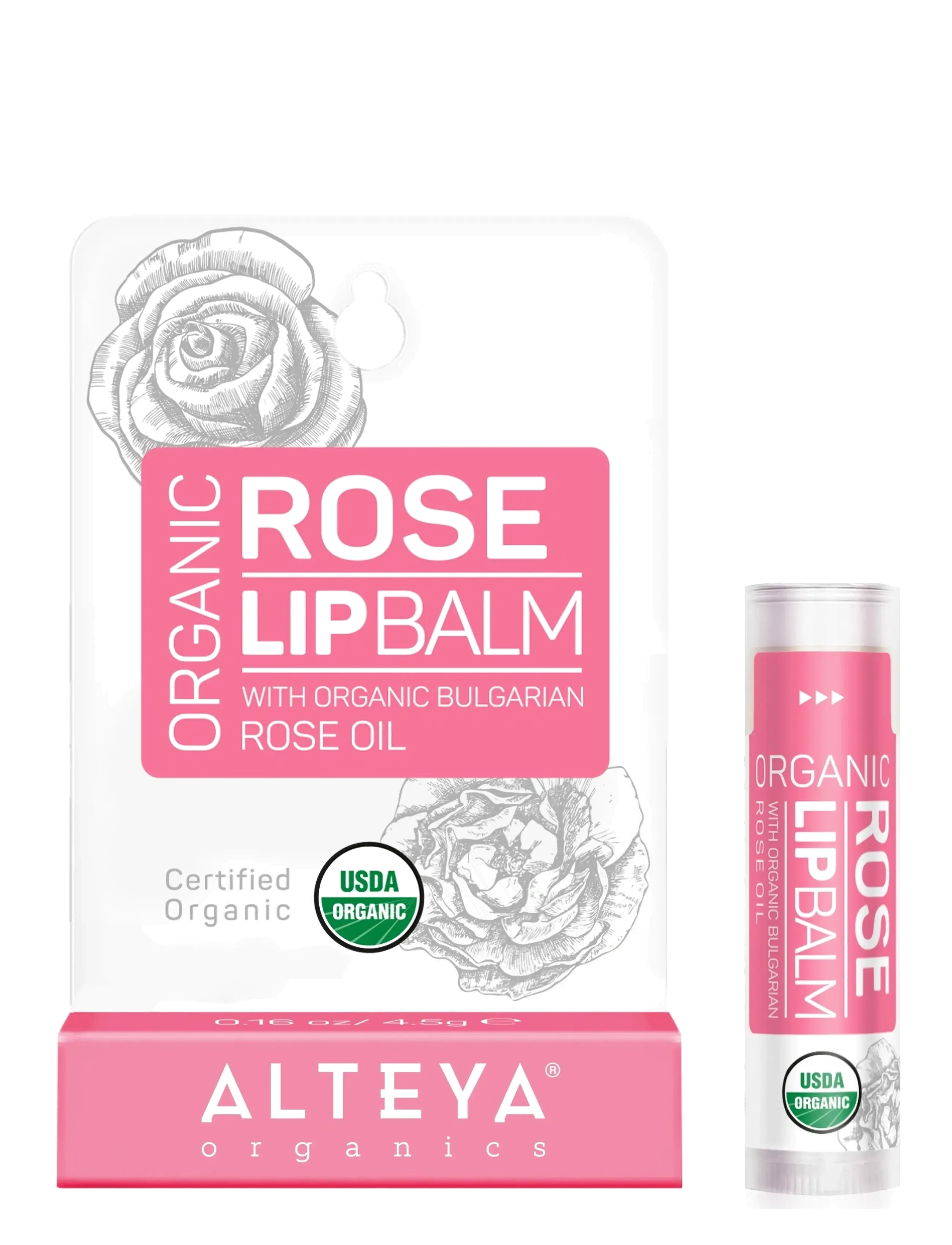 Organic Lip Balm Rose 2