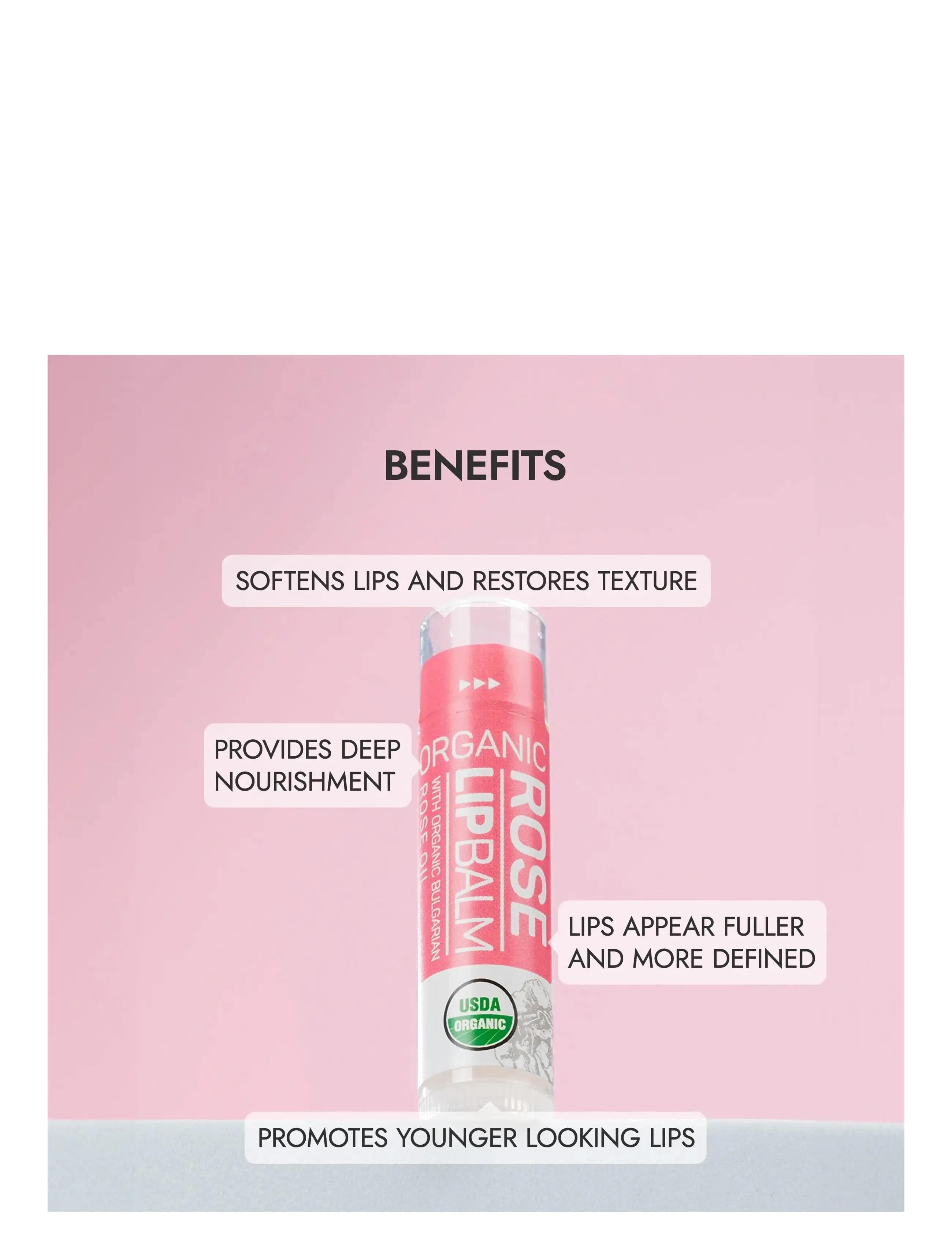 Organic Lip Balm Rose 3