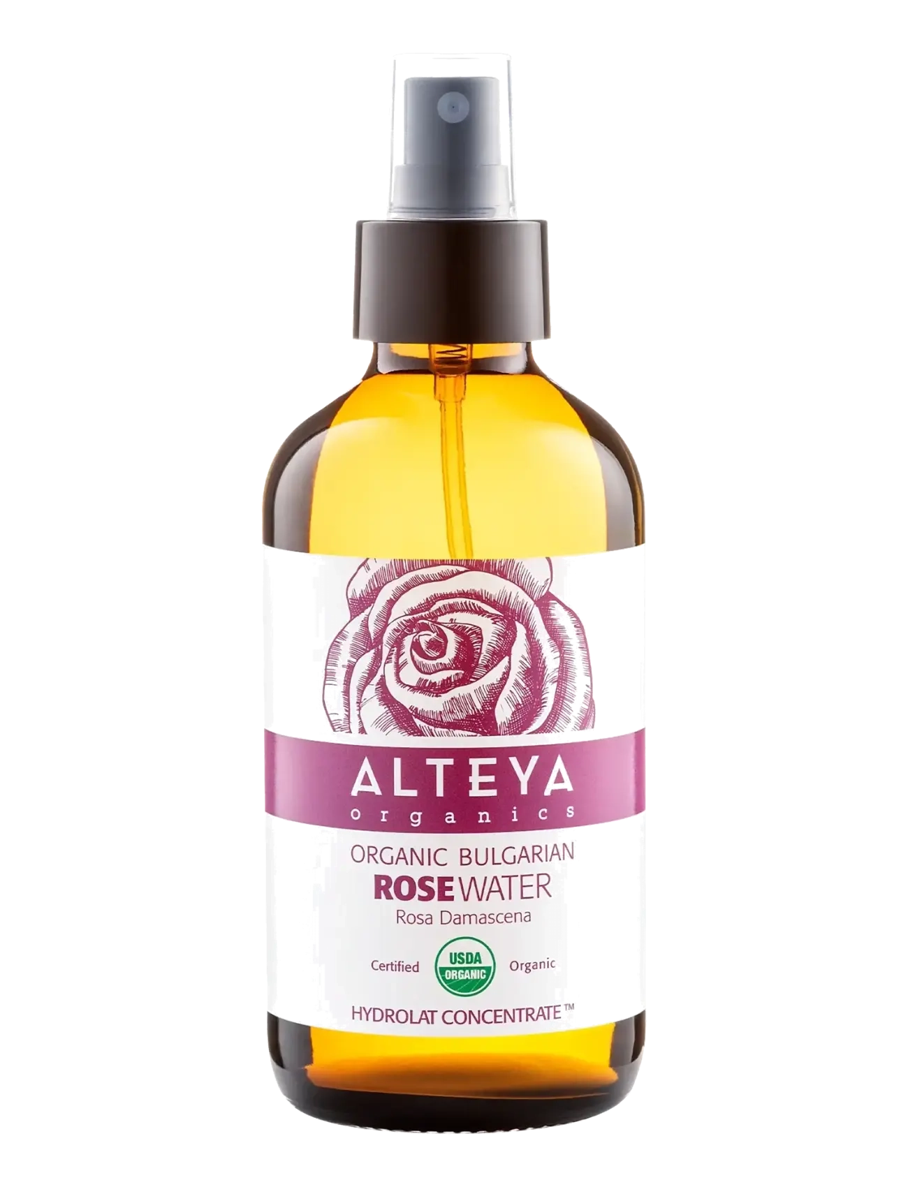 Alteya Organics Organic Bulgarian Rose Water, Hydrating Toner, Nude, Str: 240 ML