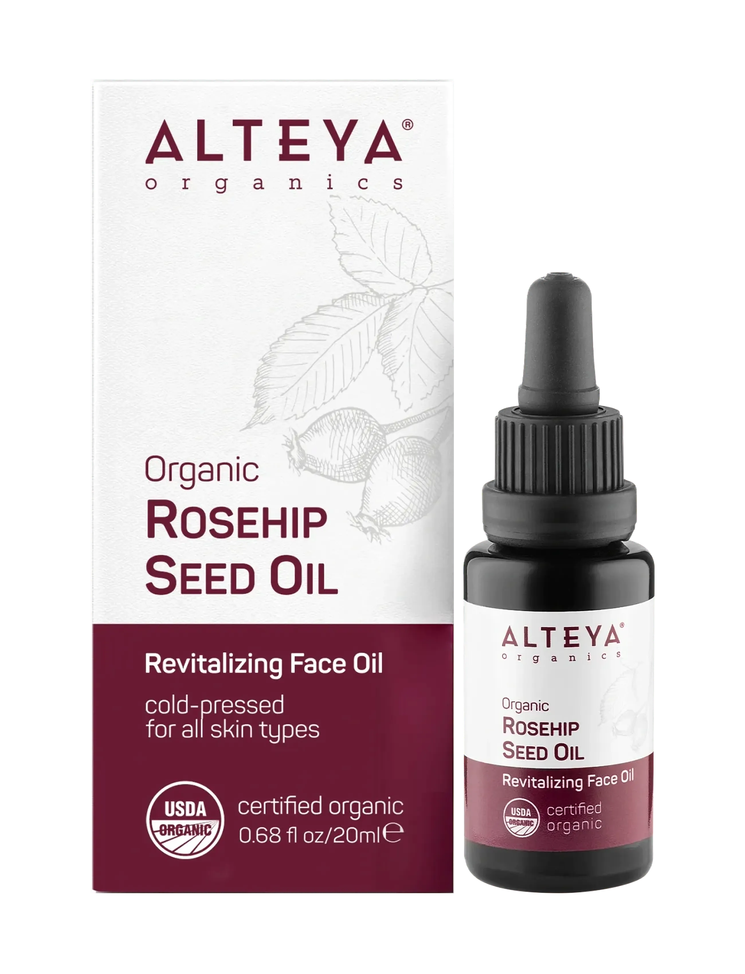 Alteya Organics Organic Rosehip Seed Oil, 20 ml, Nude, Ansigt > Ansigtsolier, Dame