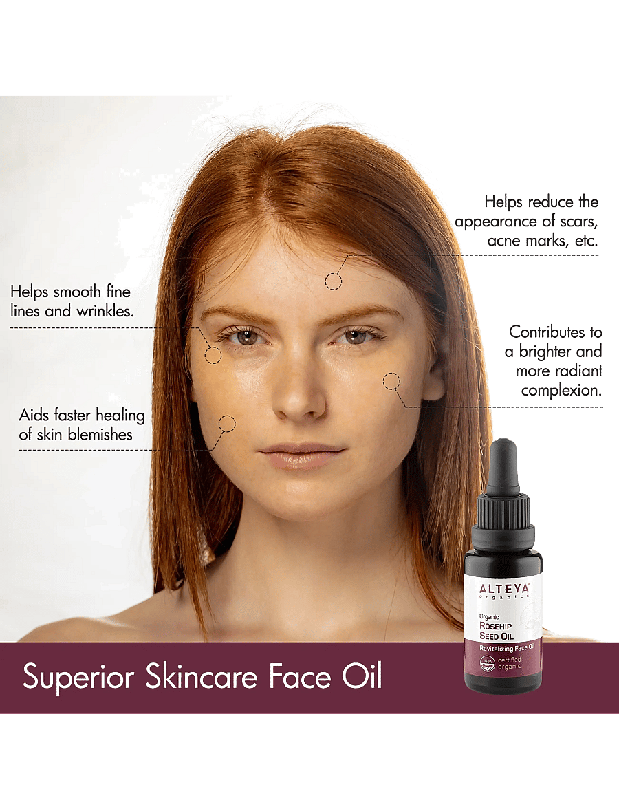Alteya Organics - Organic Rosehip Seed Oil - húðumhirða - golden yellow - 4