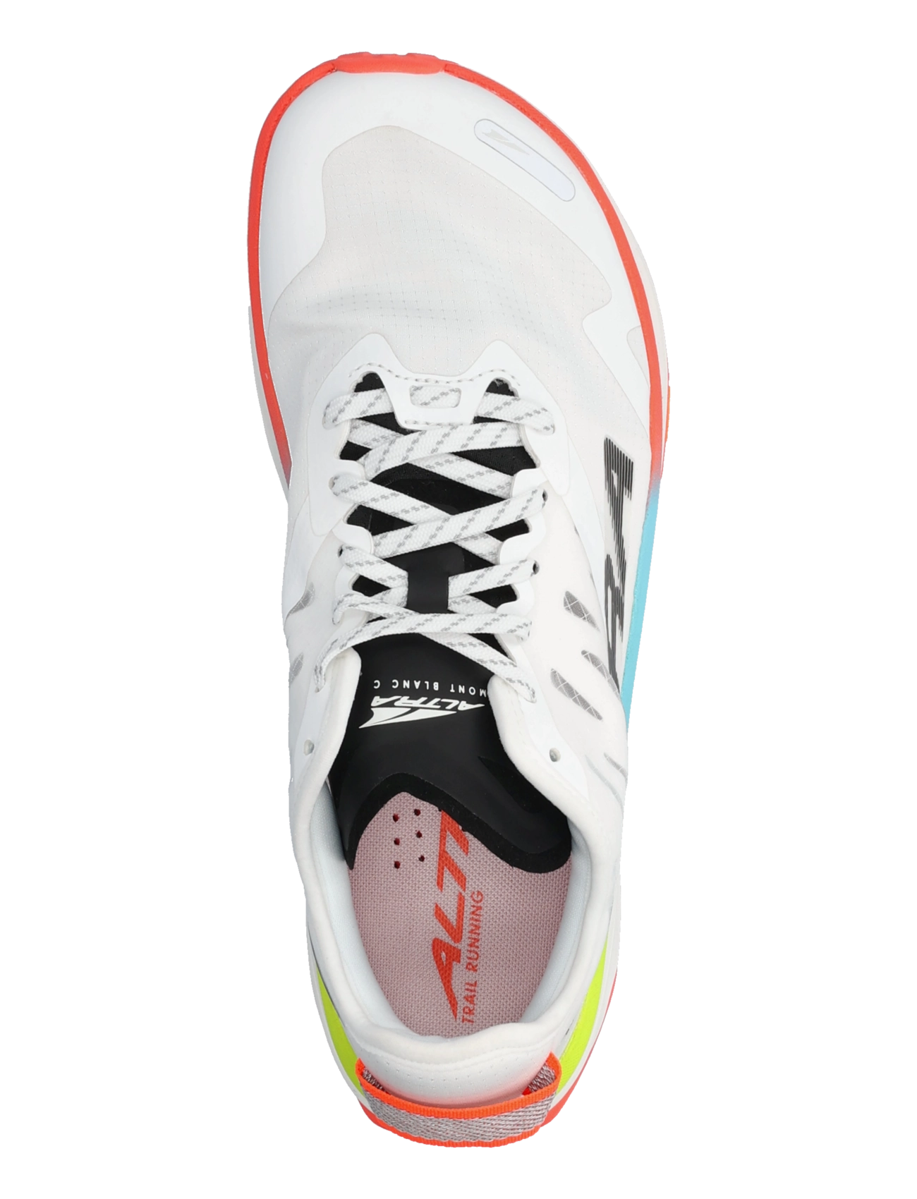 Altra - M MONT BLANC CARBON - jooksujalatsid - white/black/firey coral - 3
