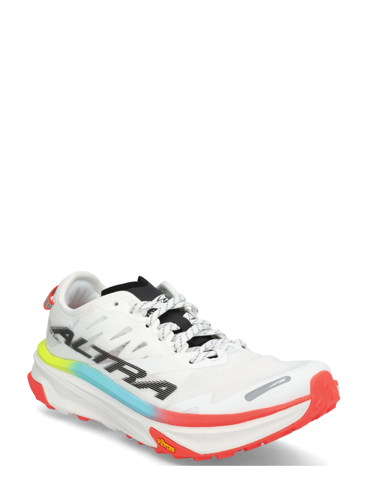 Altra W MONT BLANC CARBON - Løb - WHITE/BLACK/FIREY CORAL / white