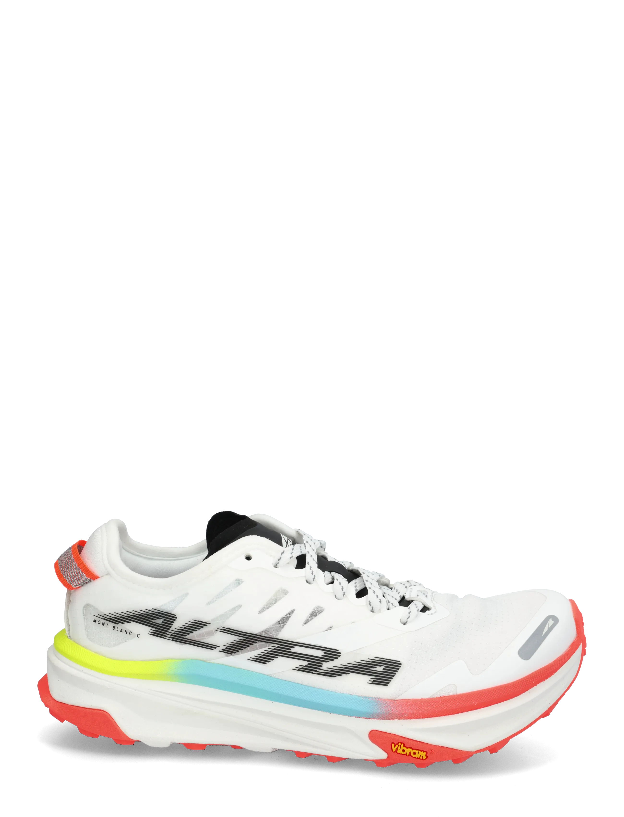 Altra - W MONT BLANC CARBON - löparskor - white/black/firey coral - 2