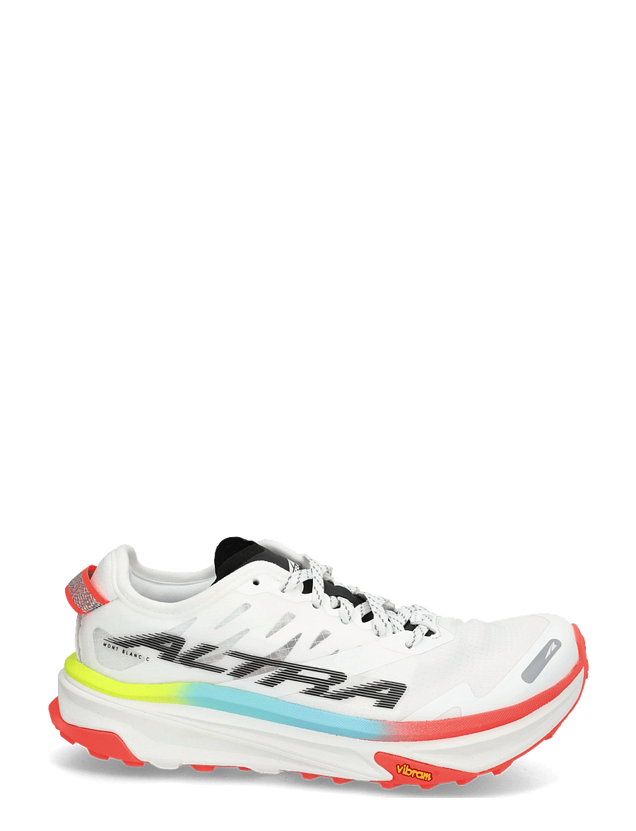 Altra - W MONT BLANC CARBON - löparskor - white/black/firey coral - 2