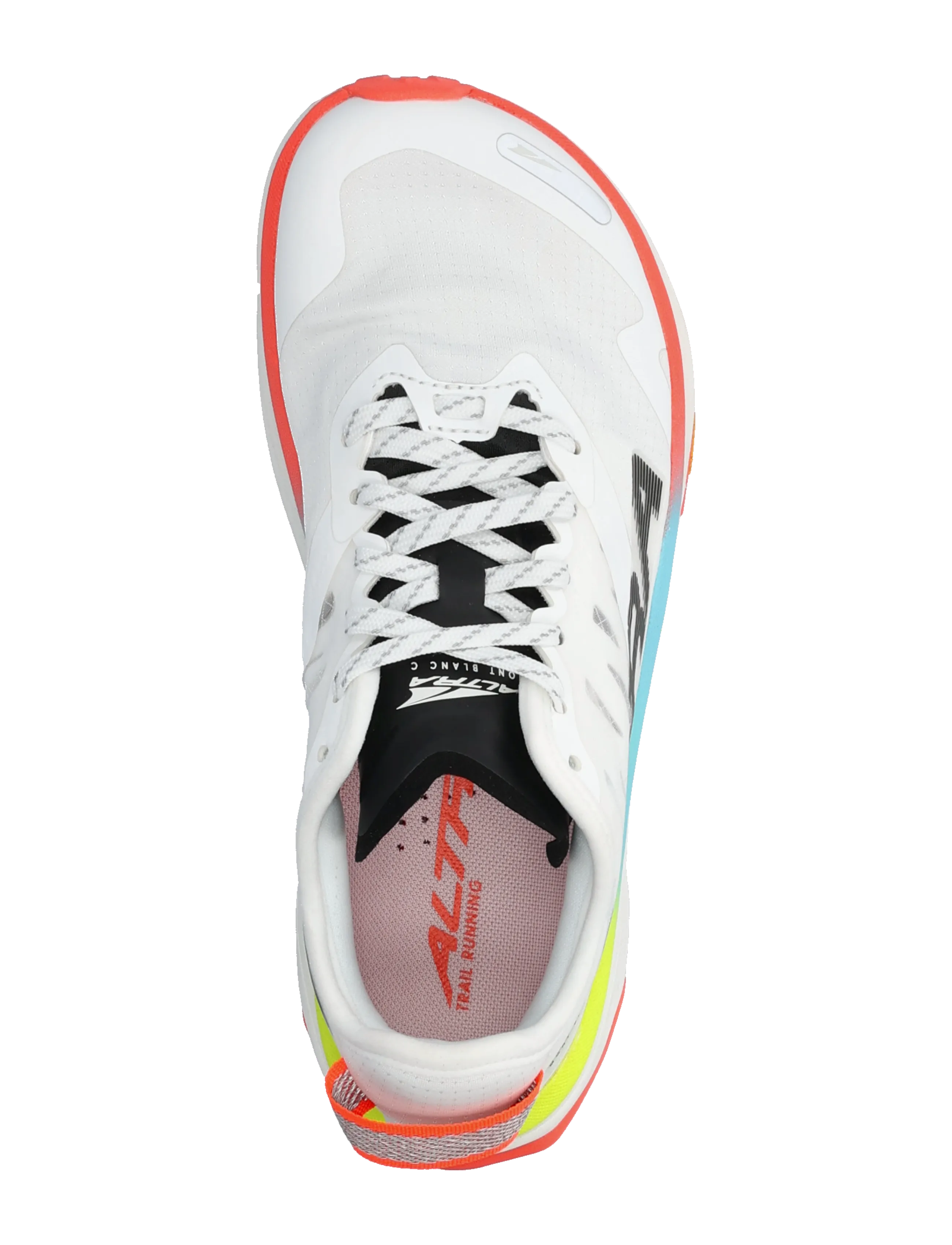 Altra - W MONT BLANC CARBON - löparskor - white/black/firey coral - 3