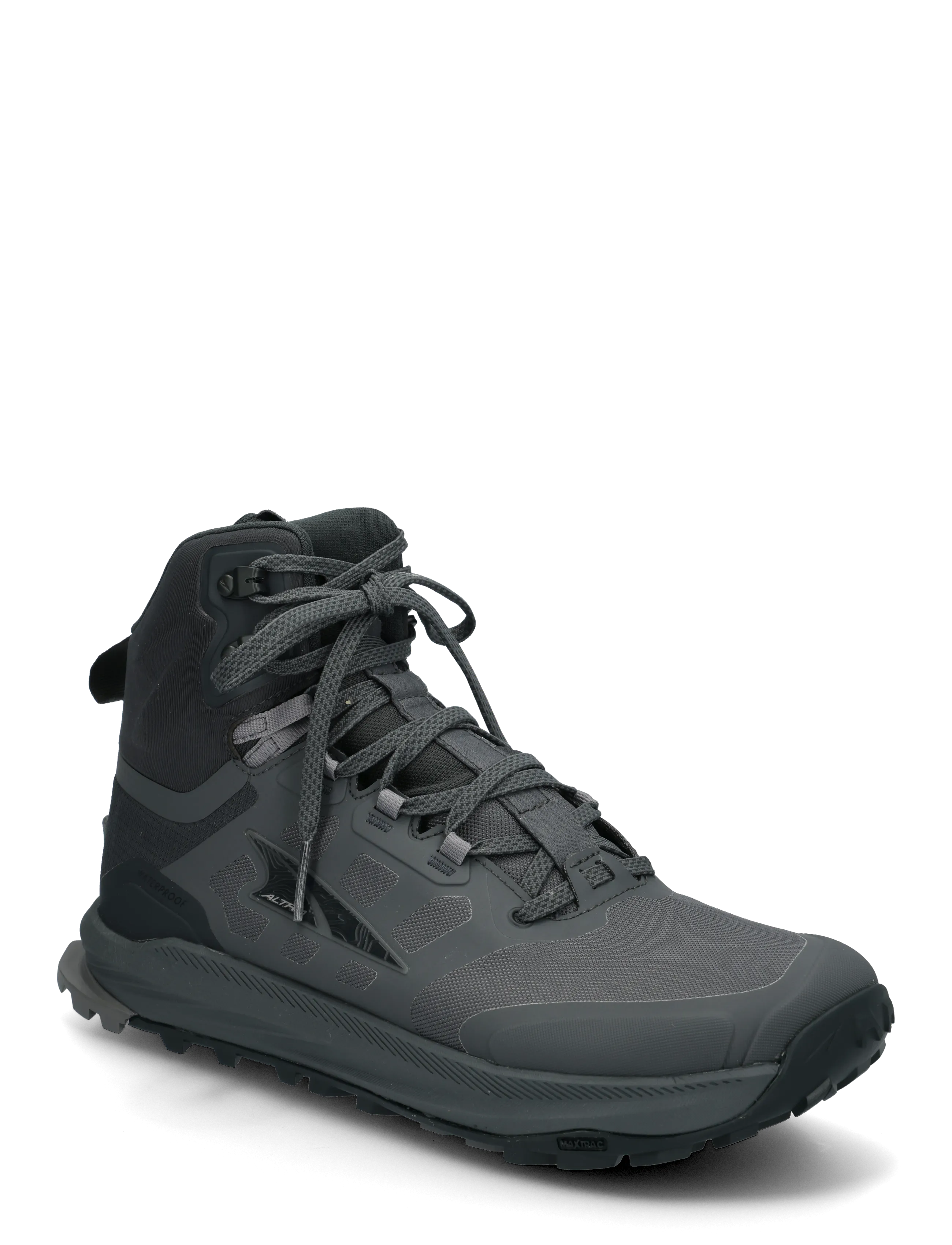 Altra M LONE PEAK 9 WATERPROOF MID - Uutuudet - BLACK/GRAY / grey