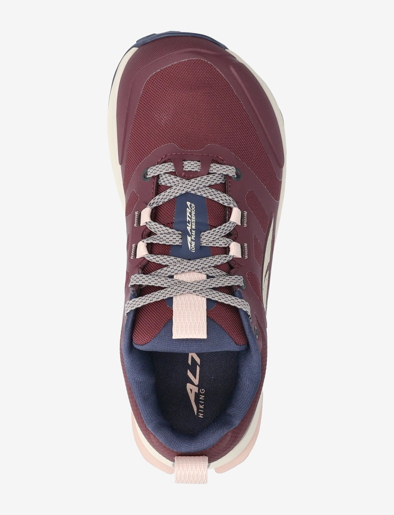 Altra - W LONE PEAK 9 WATERPROOF LOW - maroon - 3