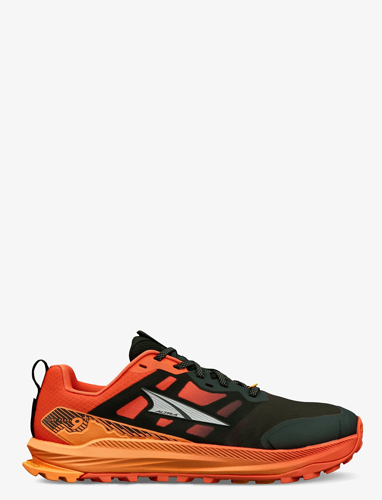 Altra - M LONE PEAK 9+ - løbesko - black/orange - 0