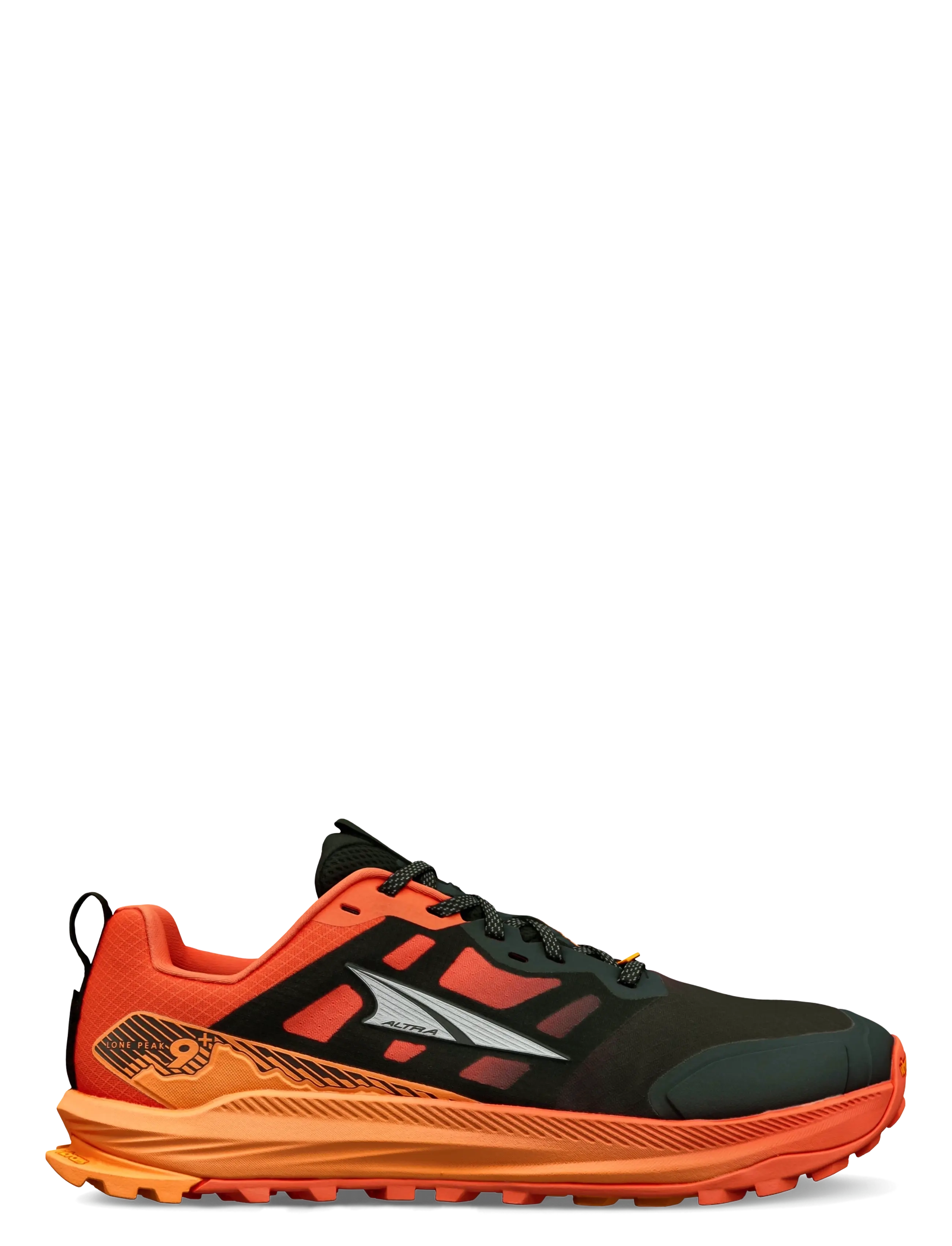 Altra M LONE PEAK 9+ - Jogging - BLACK/ORANGE / orange