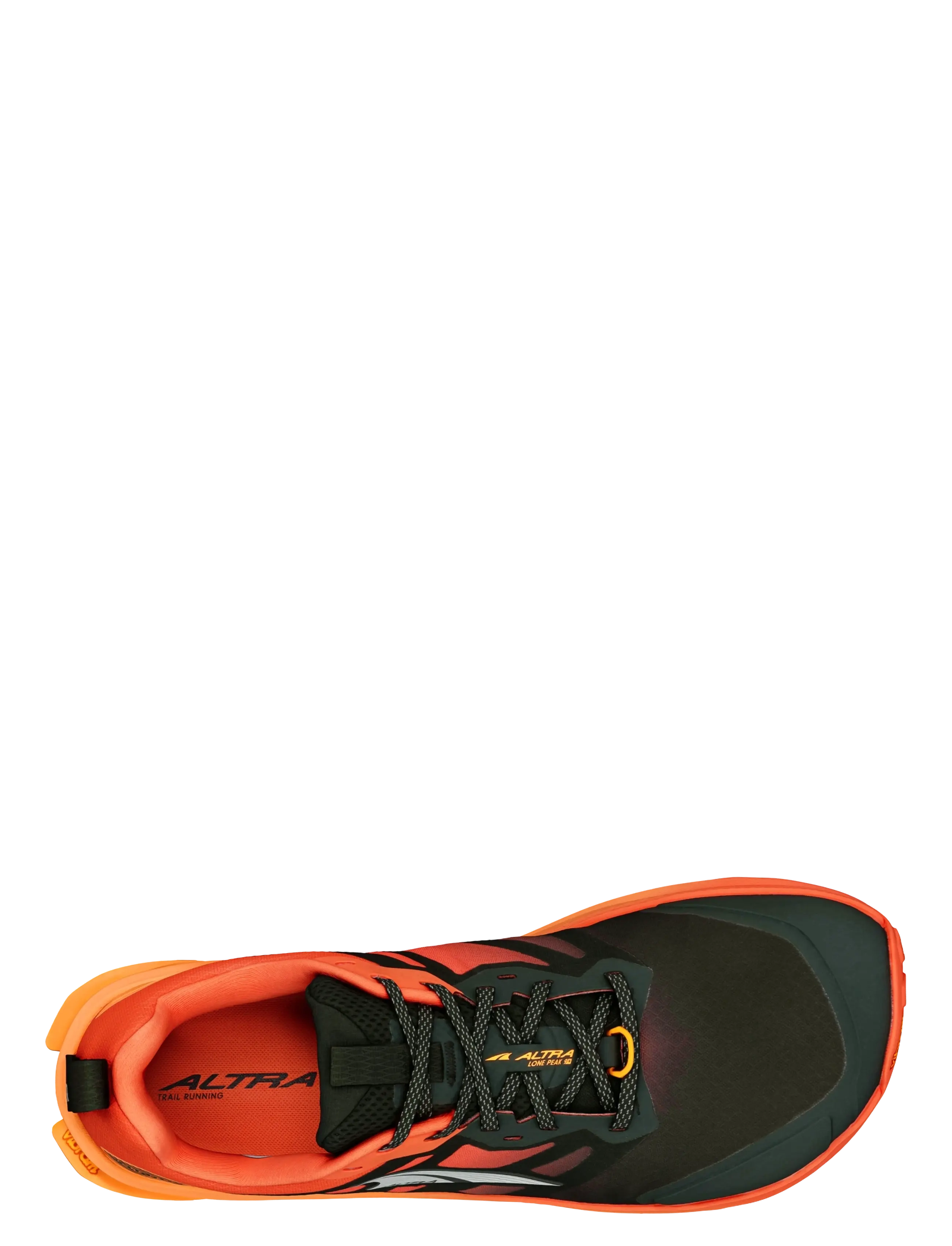 Altra - M LONE PEAK 9+ - juoksukengät - black/orange - 2