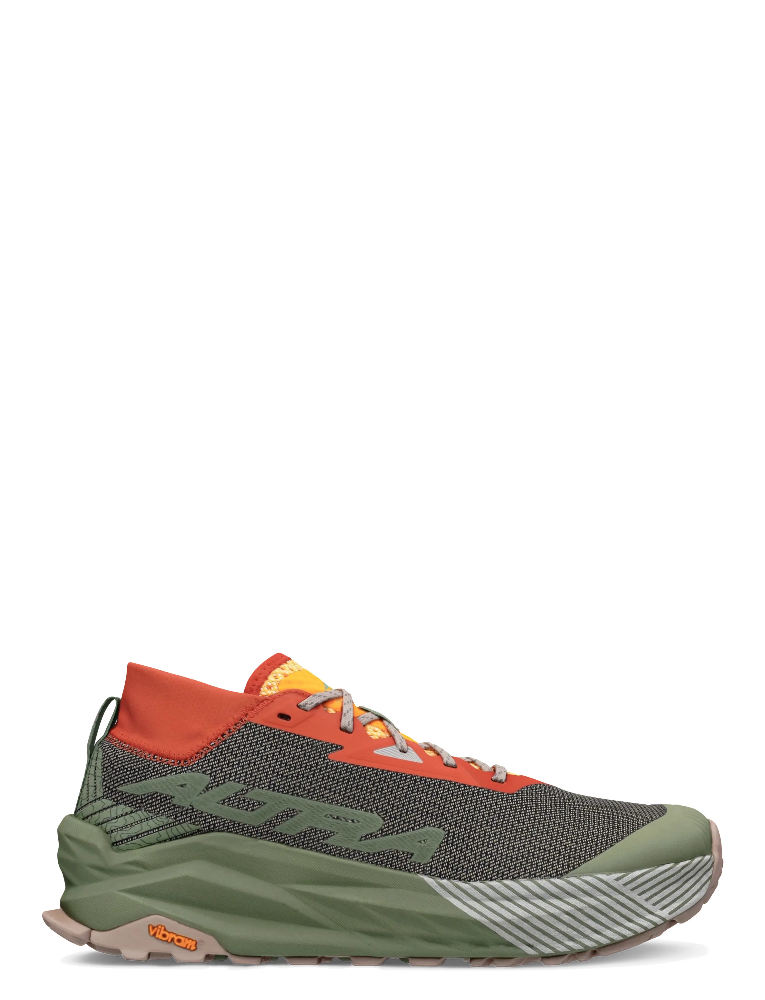 Altra M OLYMPUS 275 - Sko - GRAY/ORANGE / khaki/green