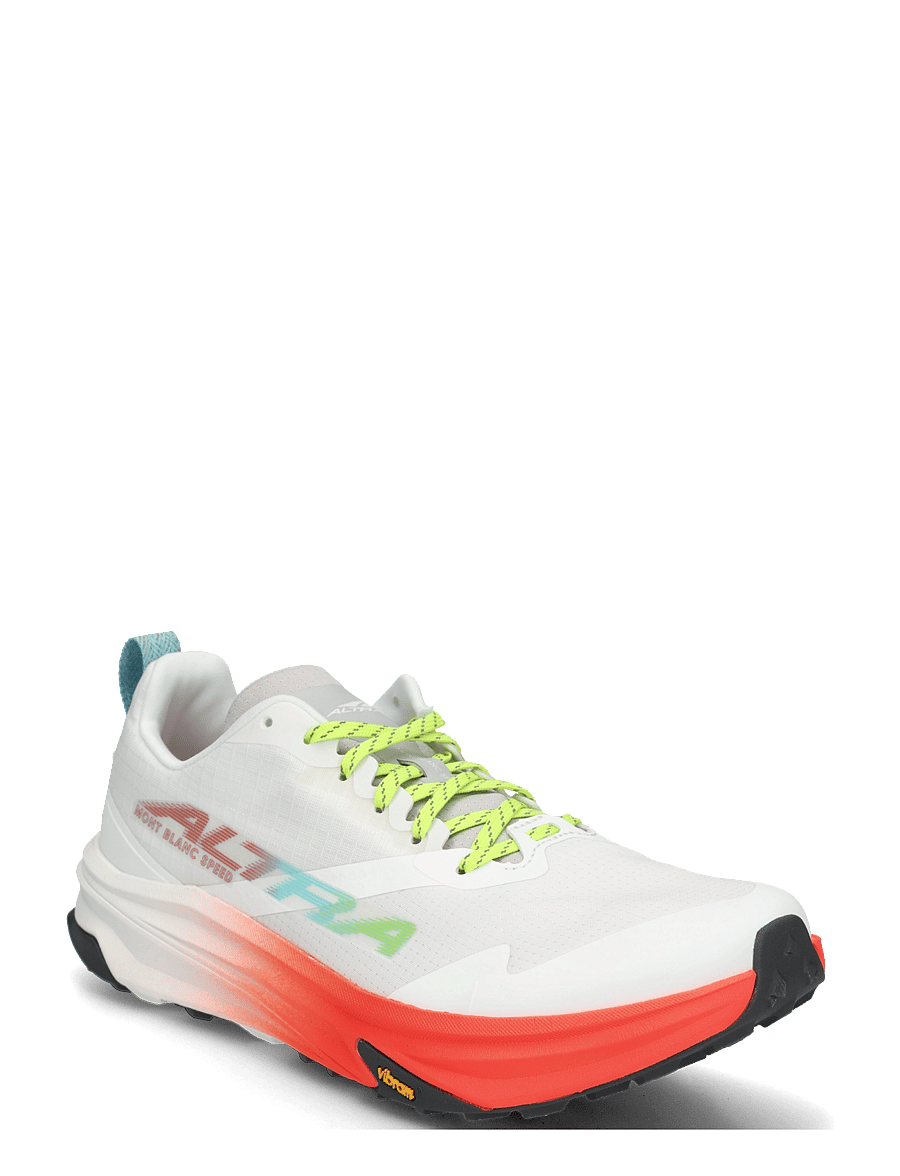 Altra - M MONT BLANC SPEED - jooksujalatsid - white/fry coral/vpr blu - 0