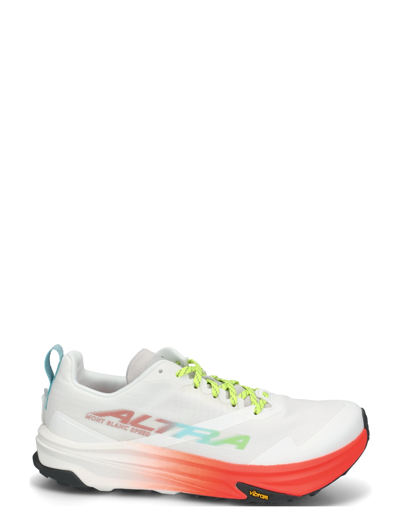 Altra - M MONT BLANC SPEED - laufschuhe - white/fry coral/vpr blu - 2