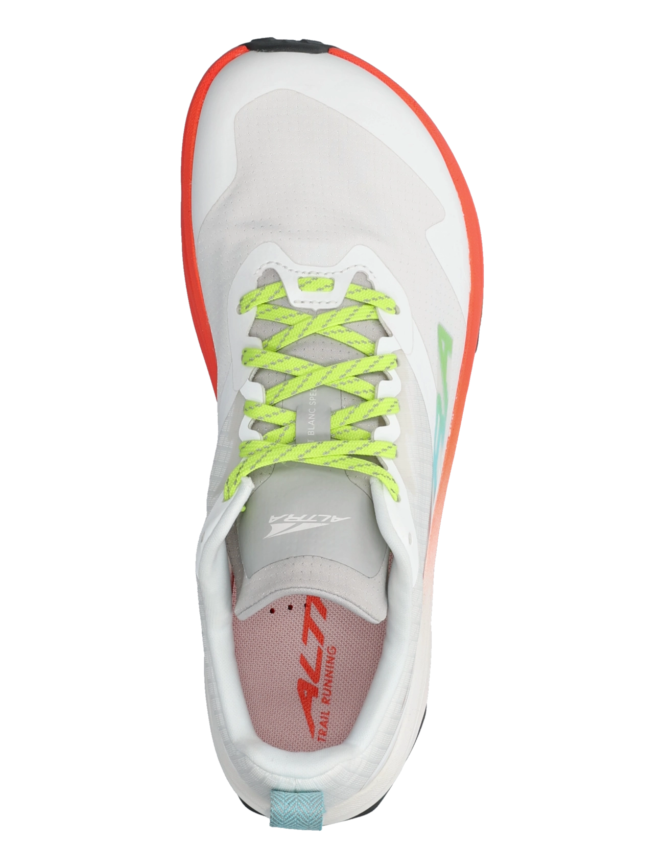Altra - M MONT BLANC SPEED - jooksujalatsid - white/fry coral/vpr blu - 1