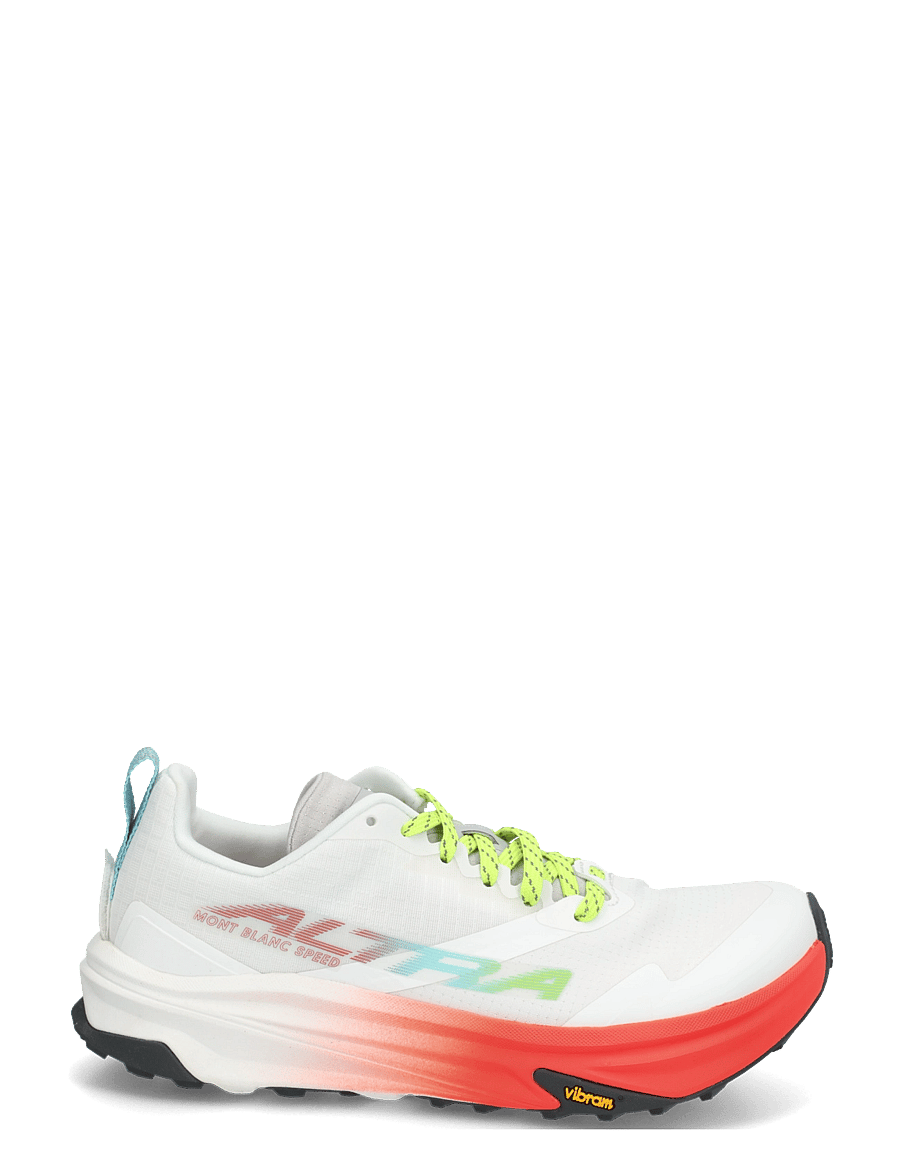Altra - W MONT BLANC SPEED - jooksujalatsid - white/fry coral/vpr blu - 0