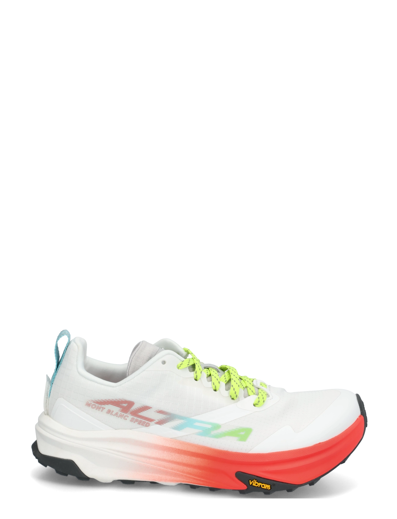 Altra - W MONT BLANC SPEED - løbesko - white/fry coral/vpr blu - 1