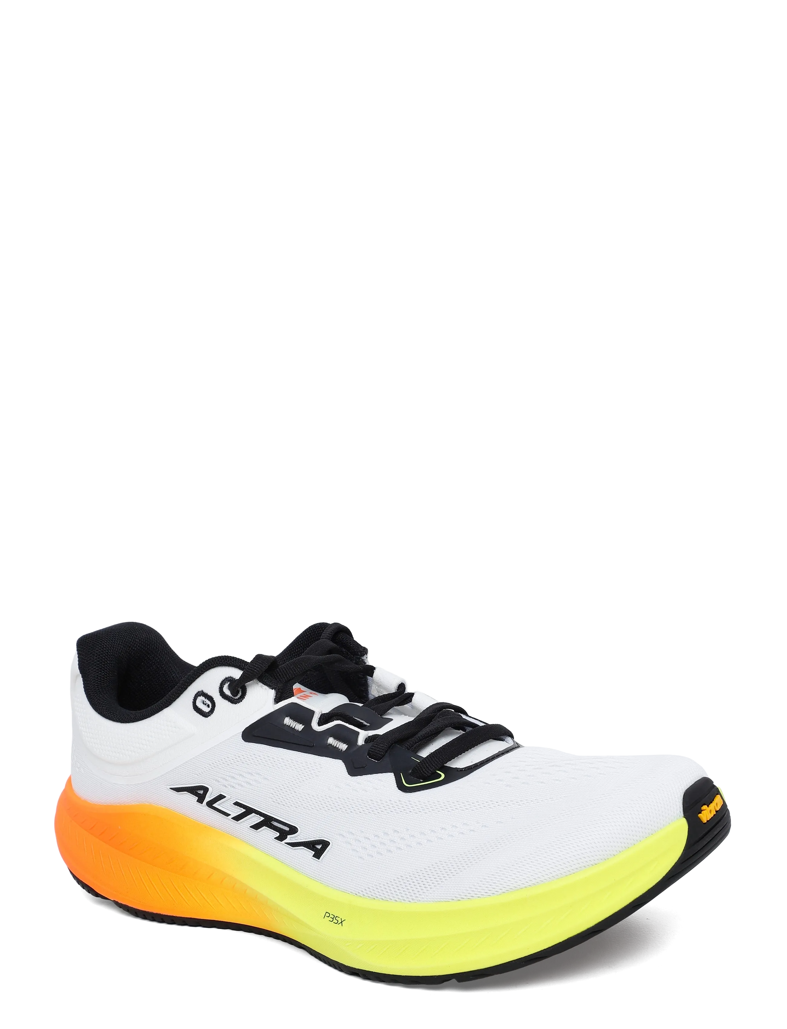 Altra M TORIN 9 - Sko - WHITE/BLACK/SAFETY YELLOW / white