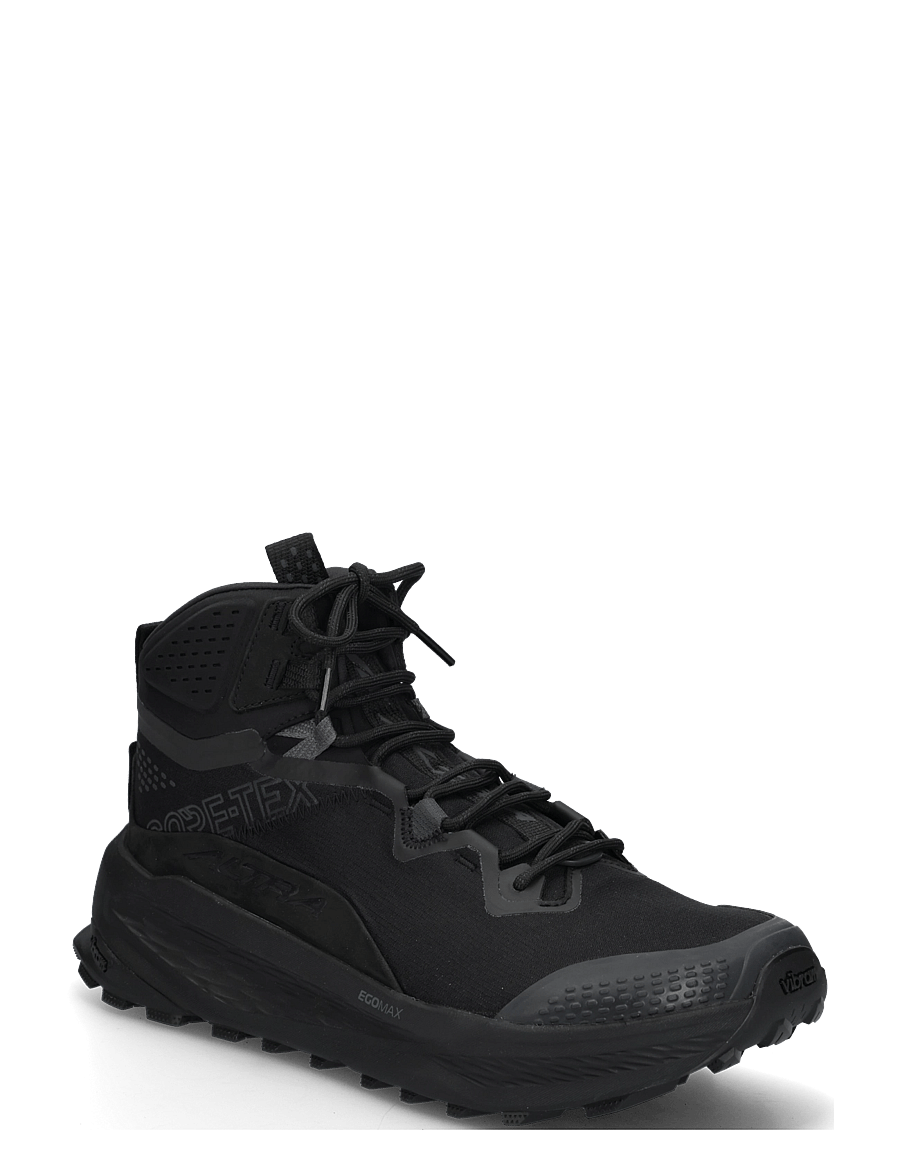 Altra - M OLYMPUS 7 MID GTX - matka- ja kõndimisjalatsid - black/black/dark shadow - 0