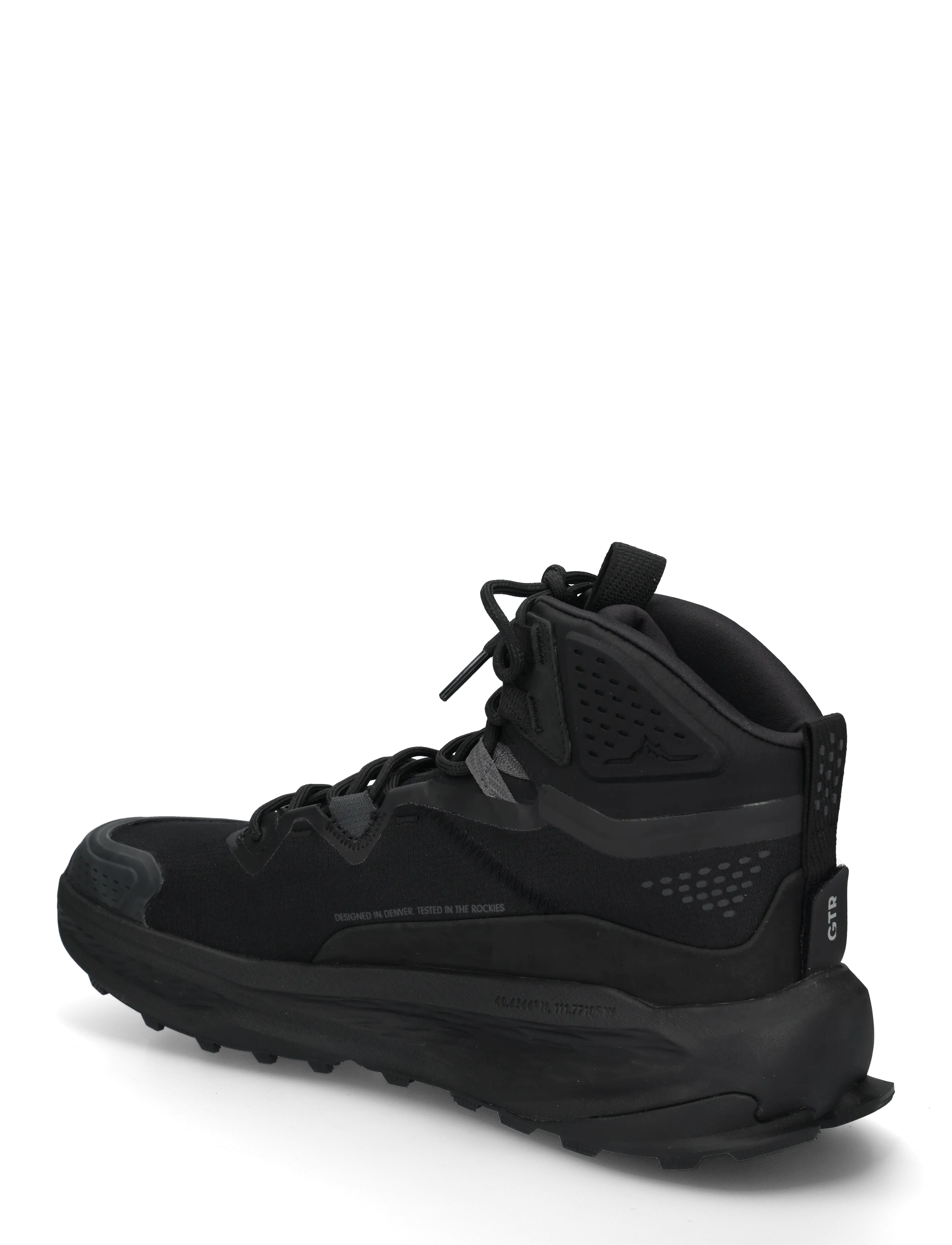 Altra - M OLYMPUS 7 MID GTX - hiking shoes - black/black/dark shadow - 1