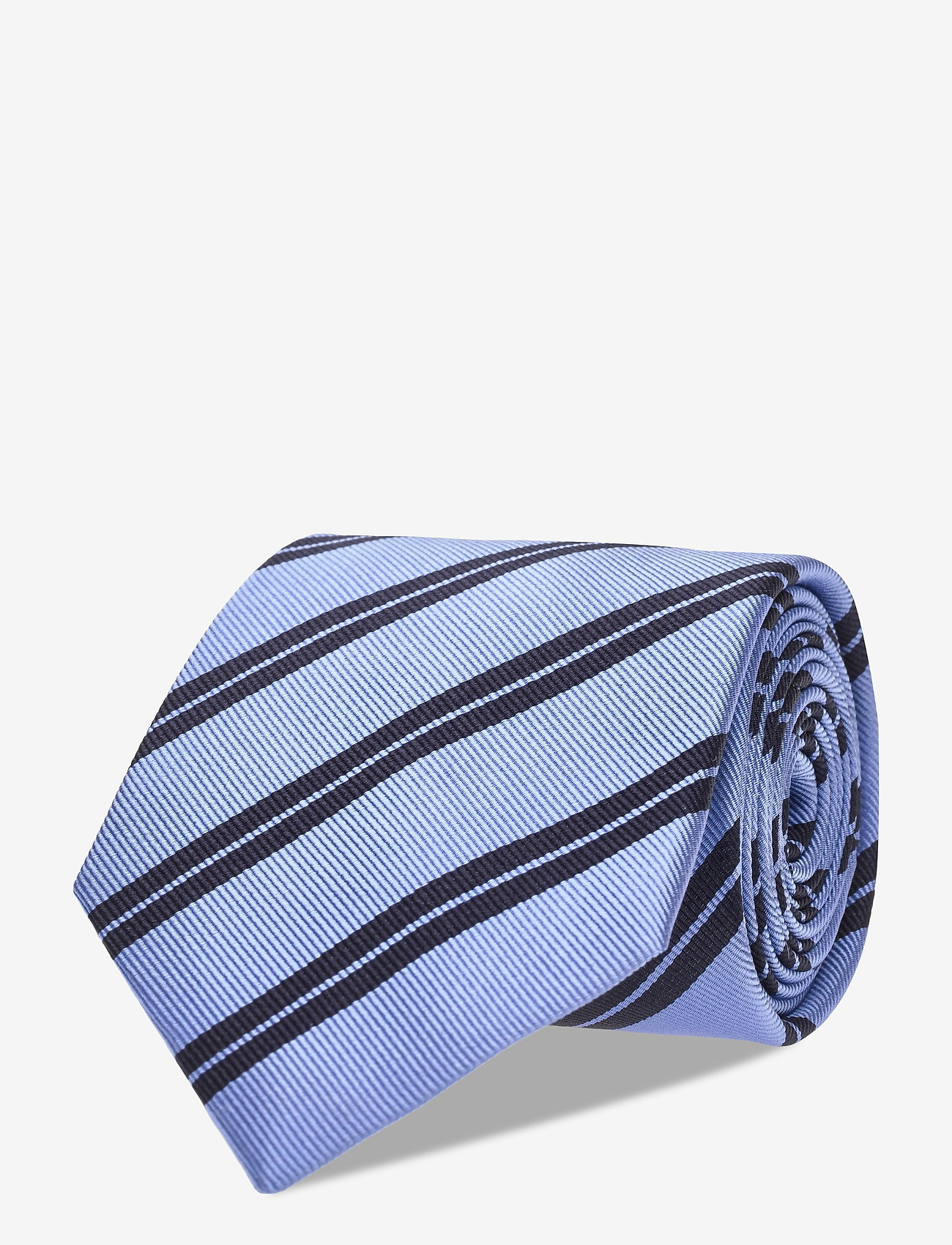 Amanda Christensen - Classic Silk Tie - sky blue/navy - 0