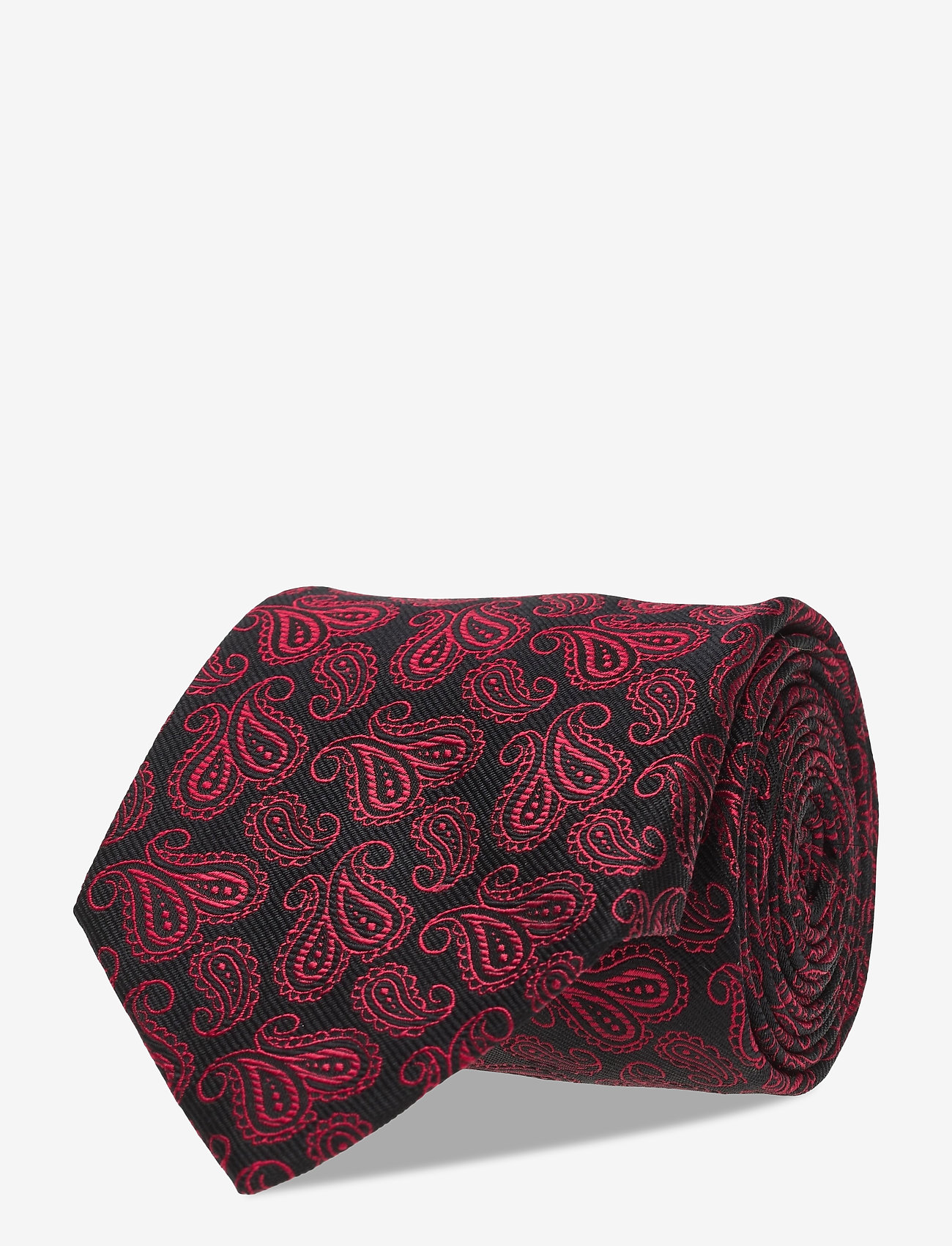 Amanda Christensen - Classic Silk Tie - black/red - 0