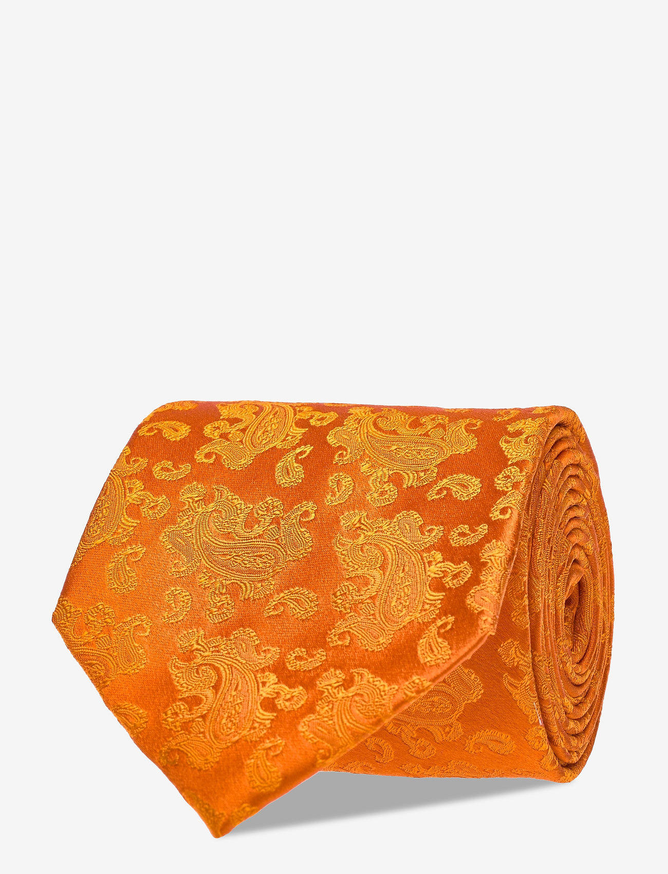 Amanda Christensen - Classic Silk Tie - orange - 0