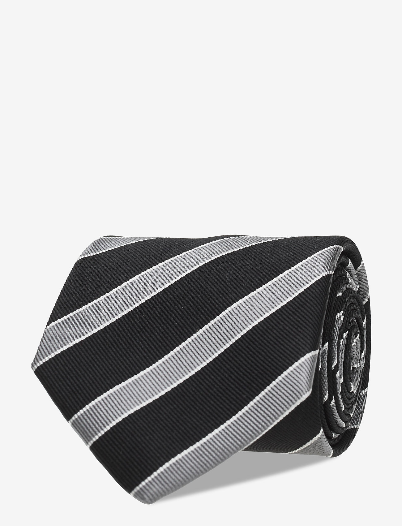 Classic Silk Tie - BLACK/GREY