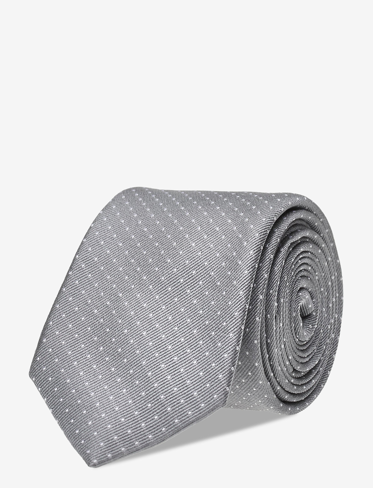 Amanda Christensen - Slim Silk Tie - grey - 0