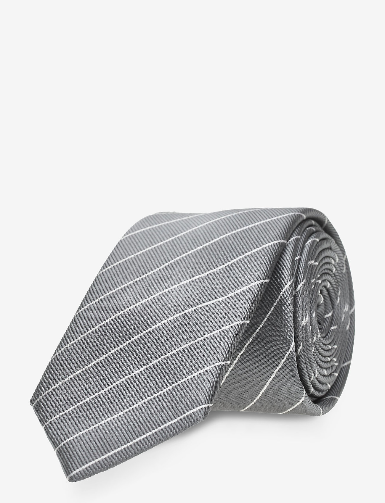 Amanda Christensen - Slim Silk Tie - grey - 0