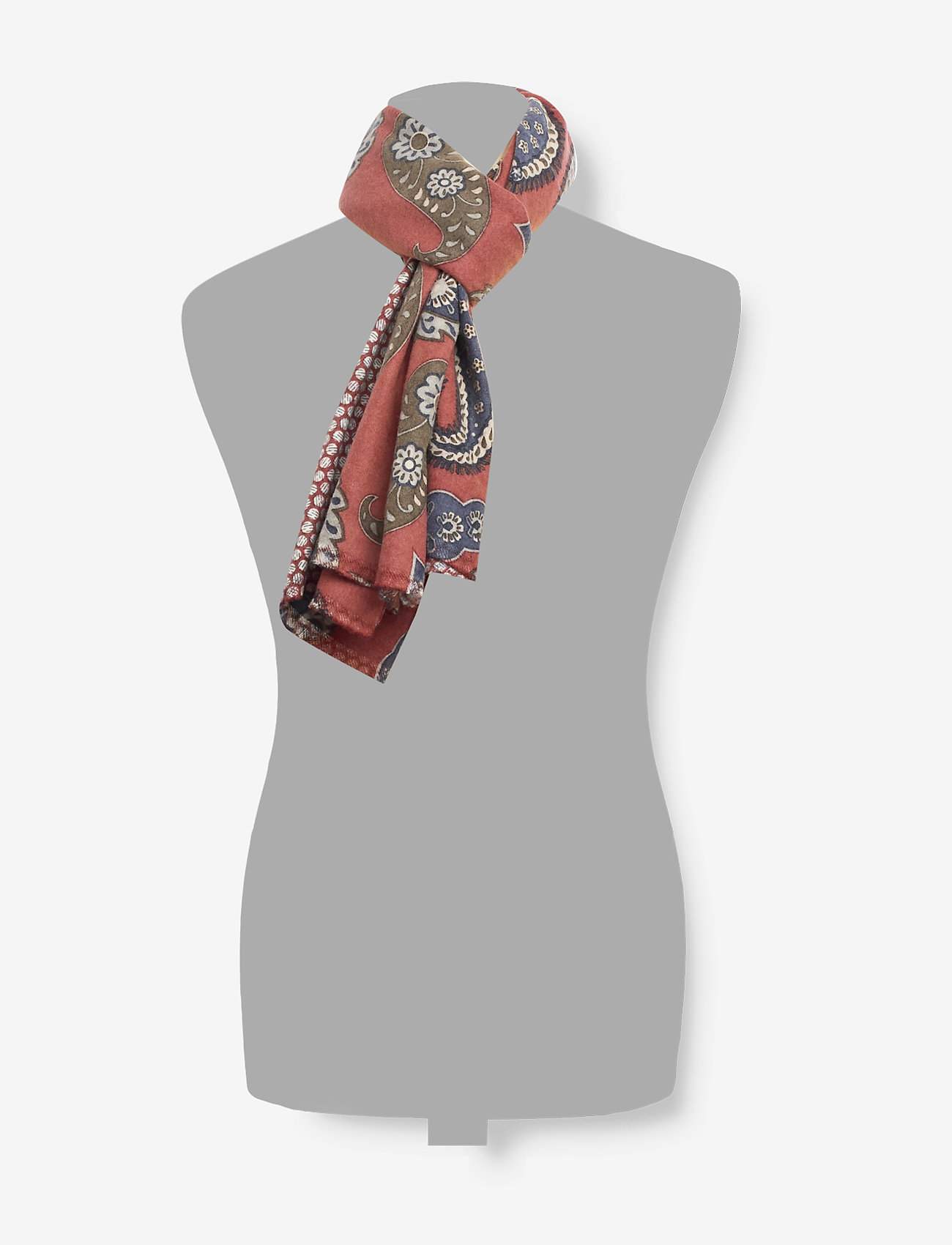 Amanda Christensen - Winterscarf - coral - 1